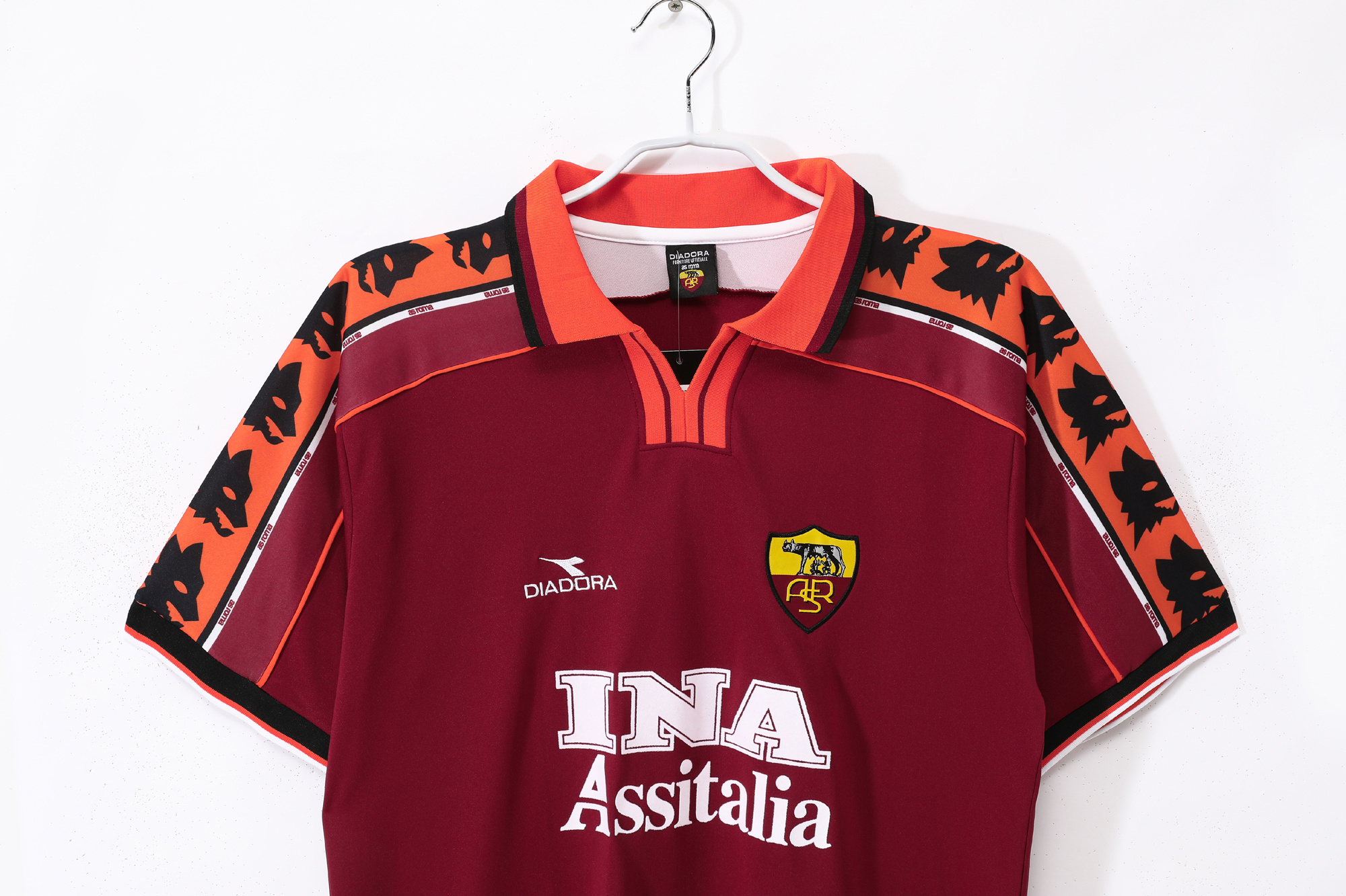 Retro Roma 98/99 Home Jersey  S-XXL