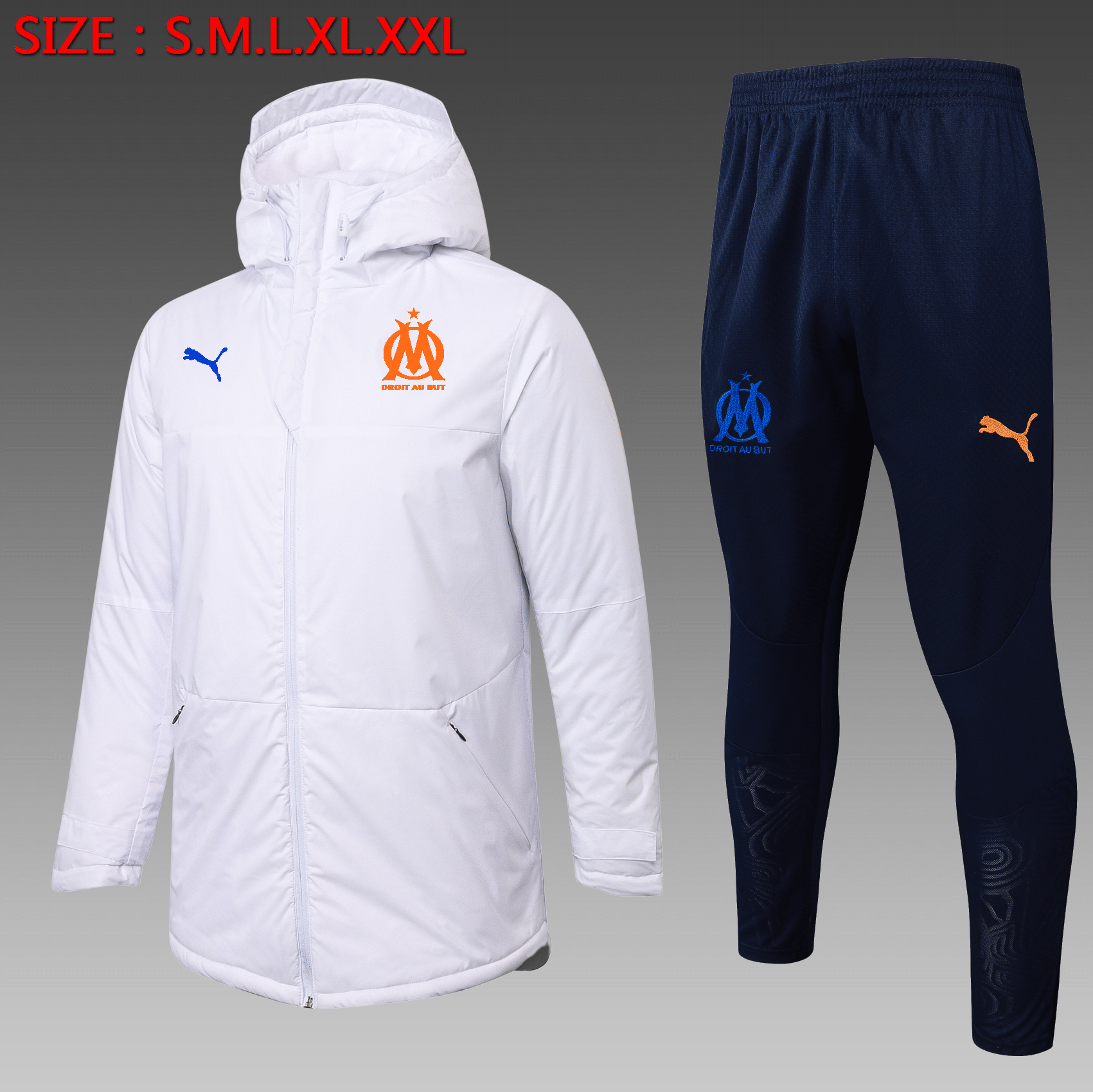 Cotton coat + pants (varies teams)