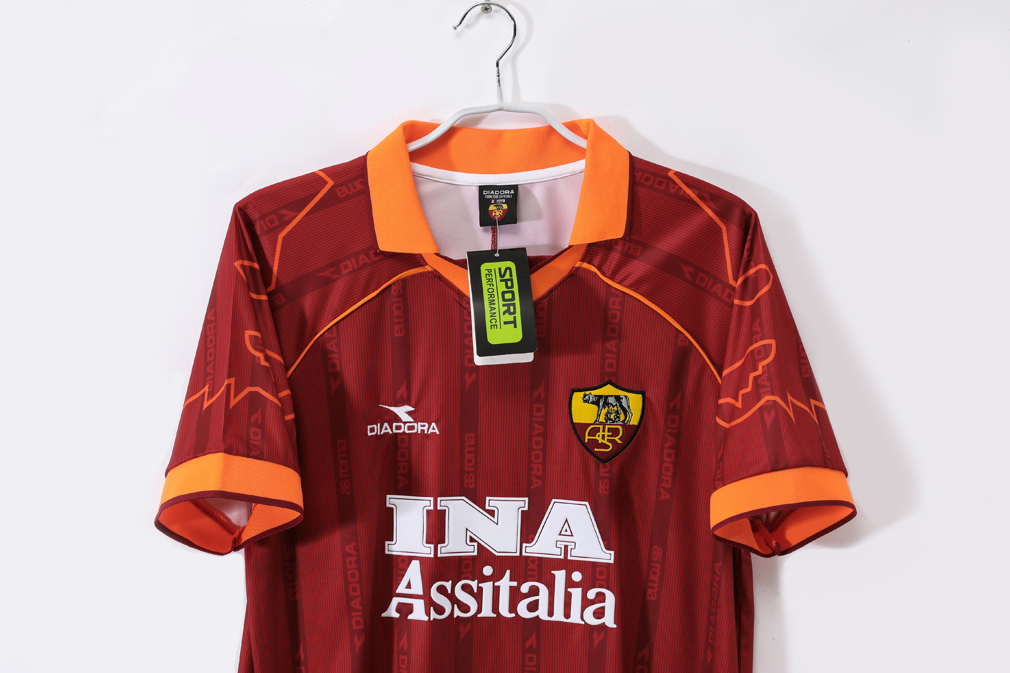 Retro Roma 99/00 Home Jersey S-XXL