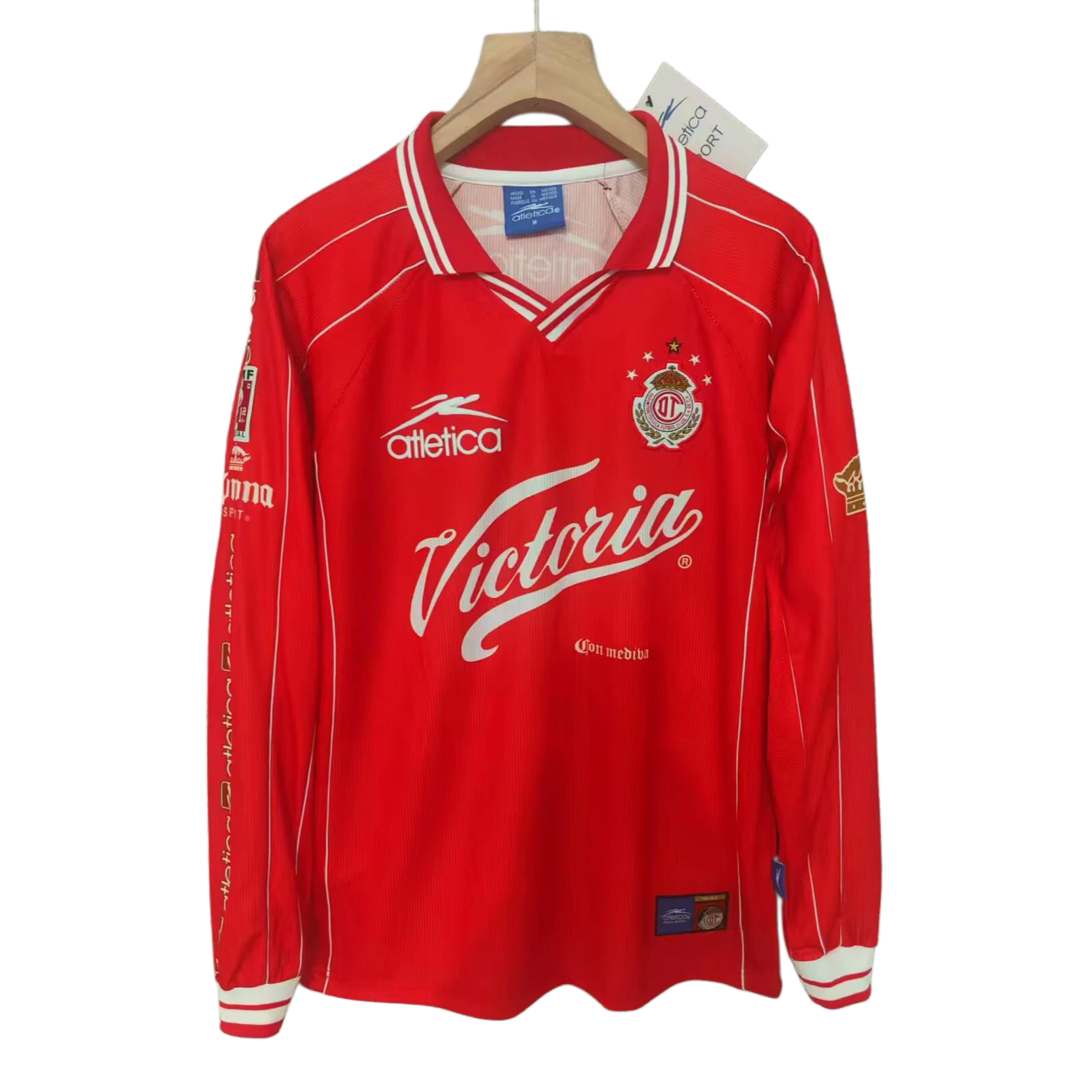Retro TolucaCD 00/01 Home Jersey Long Sleeves S-XXL