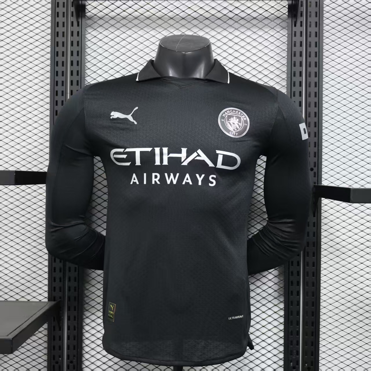 Player Version Man City 25/26 Away Kit Long Sleeves S-XXL