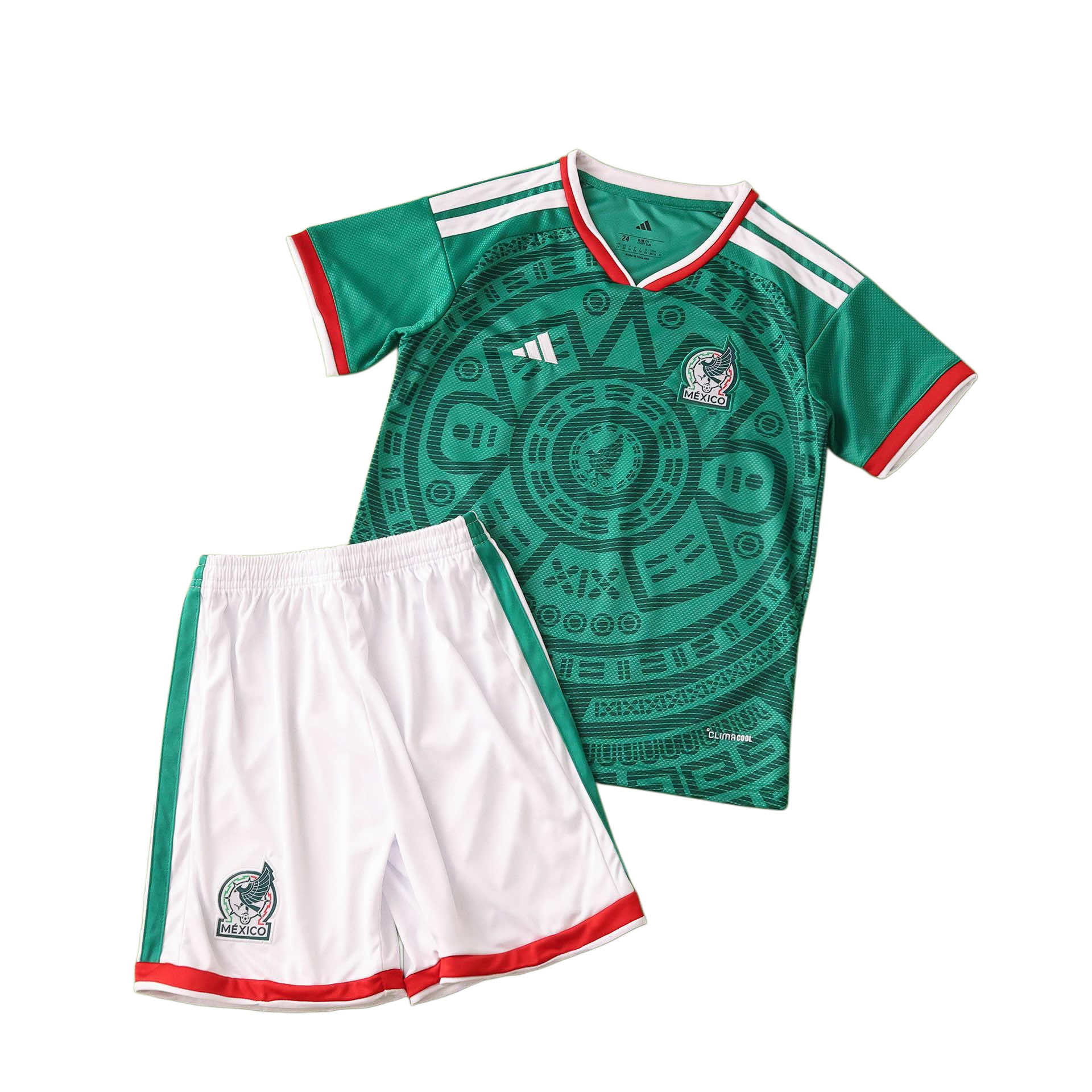 Kids 2026 World Cup Mexico Home Kit 16-28