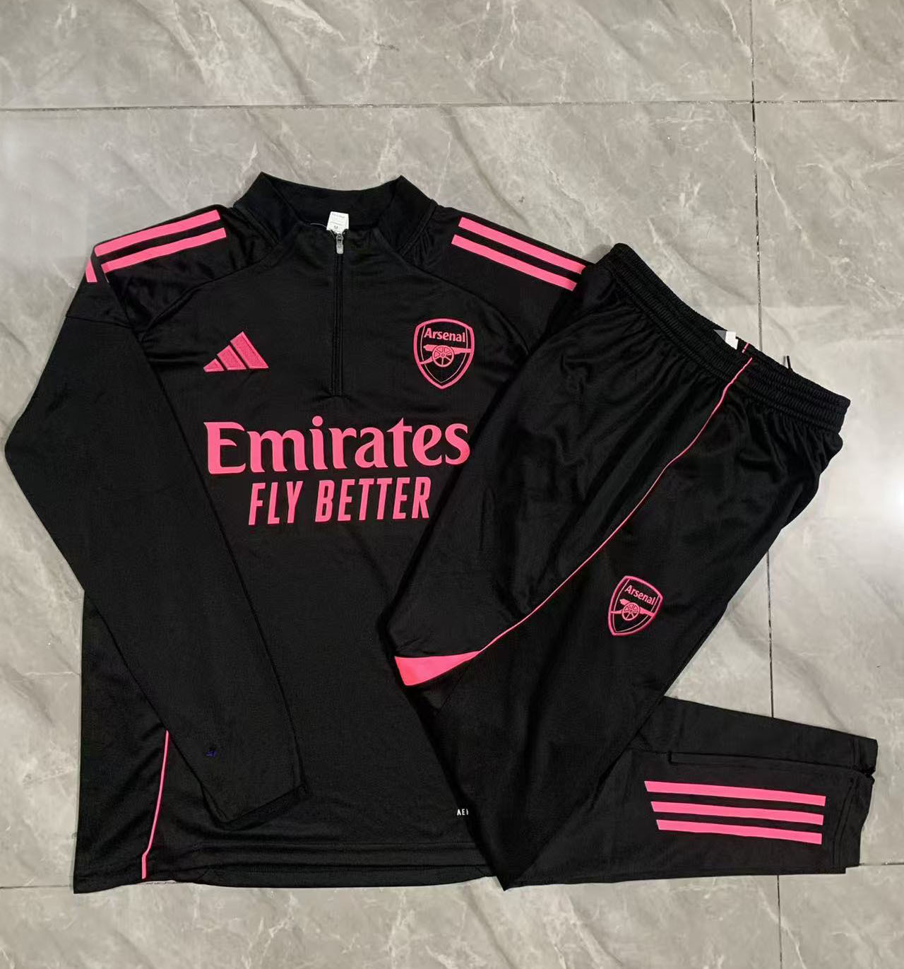 Adult / Kids 2526 Arsenal Half Zipper Training Suit