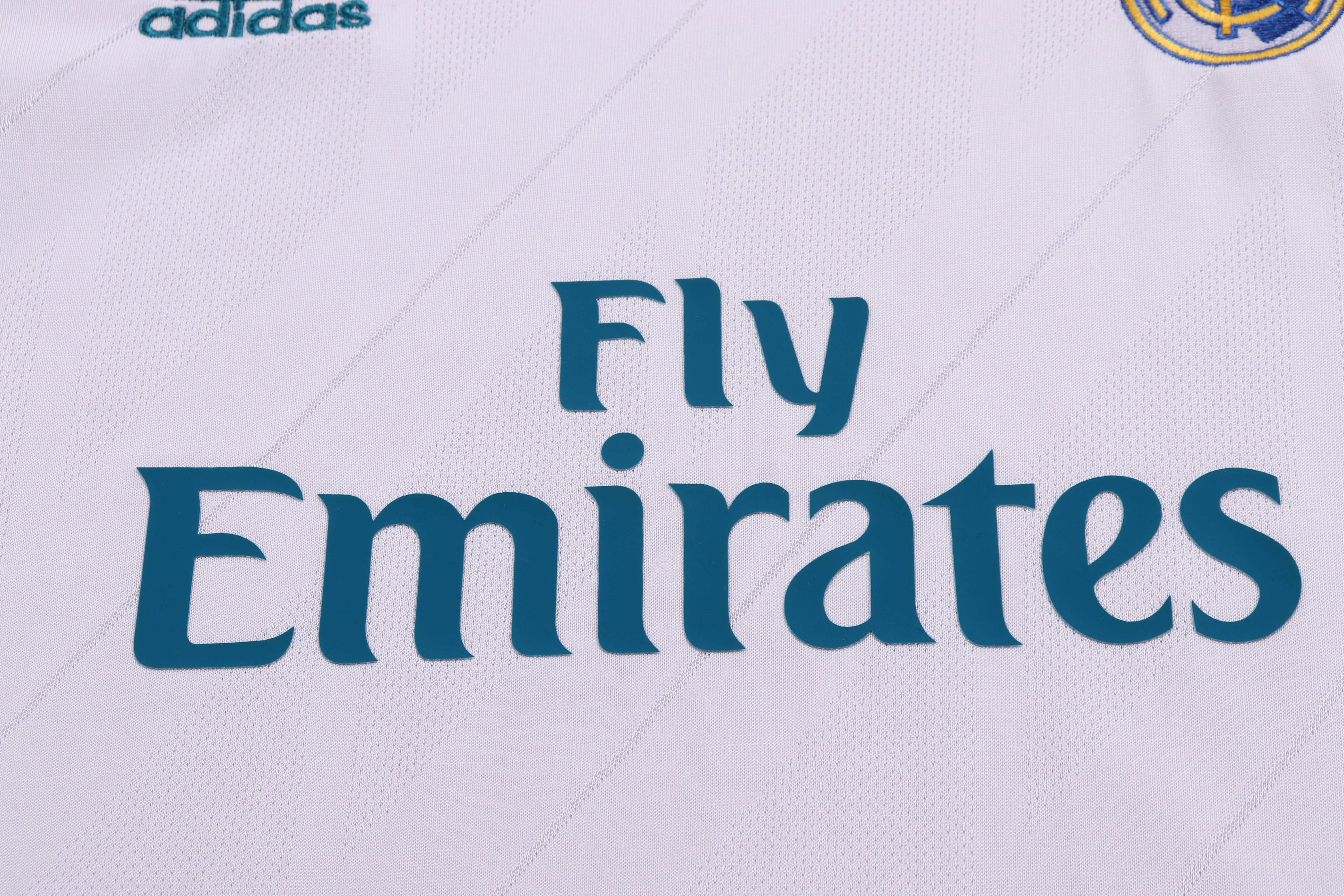 Kids Real Madrid 17/18 Home Long Sleeves