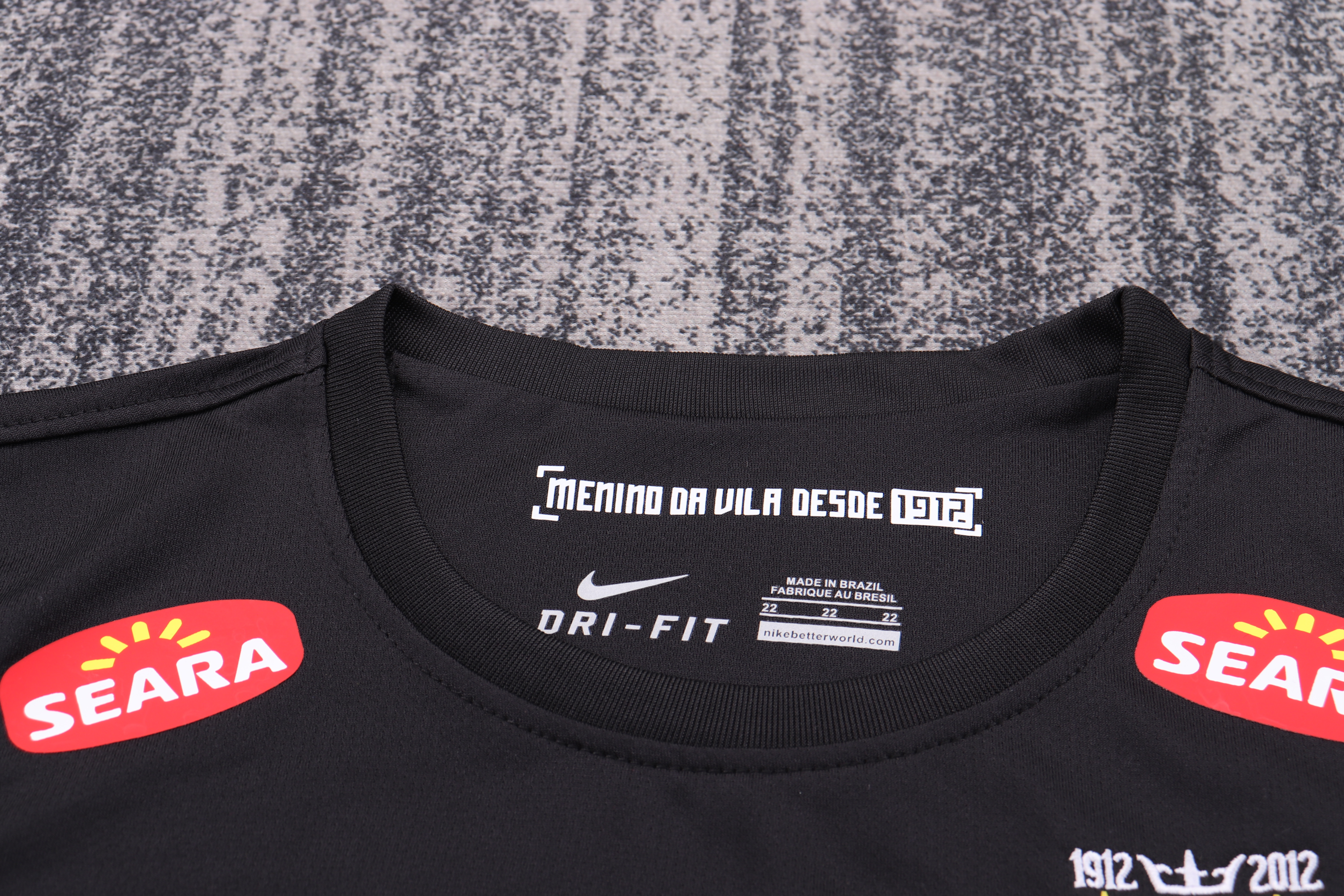 Kids Retro Kit Santos 2012/13 Black