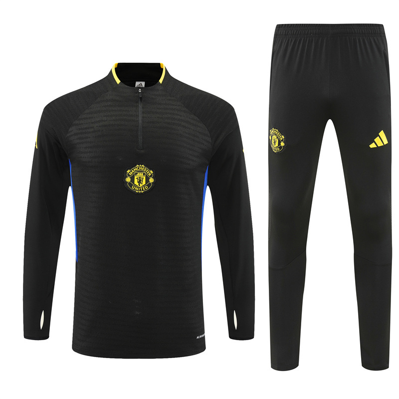 Adult / Kids 2526 Man Utd Half Zipper Training Suit