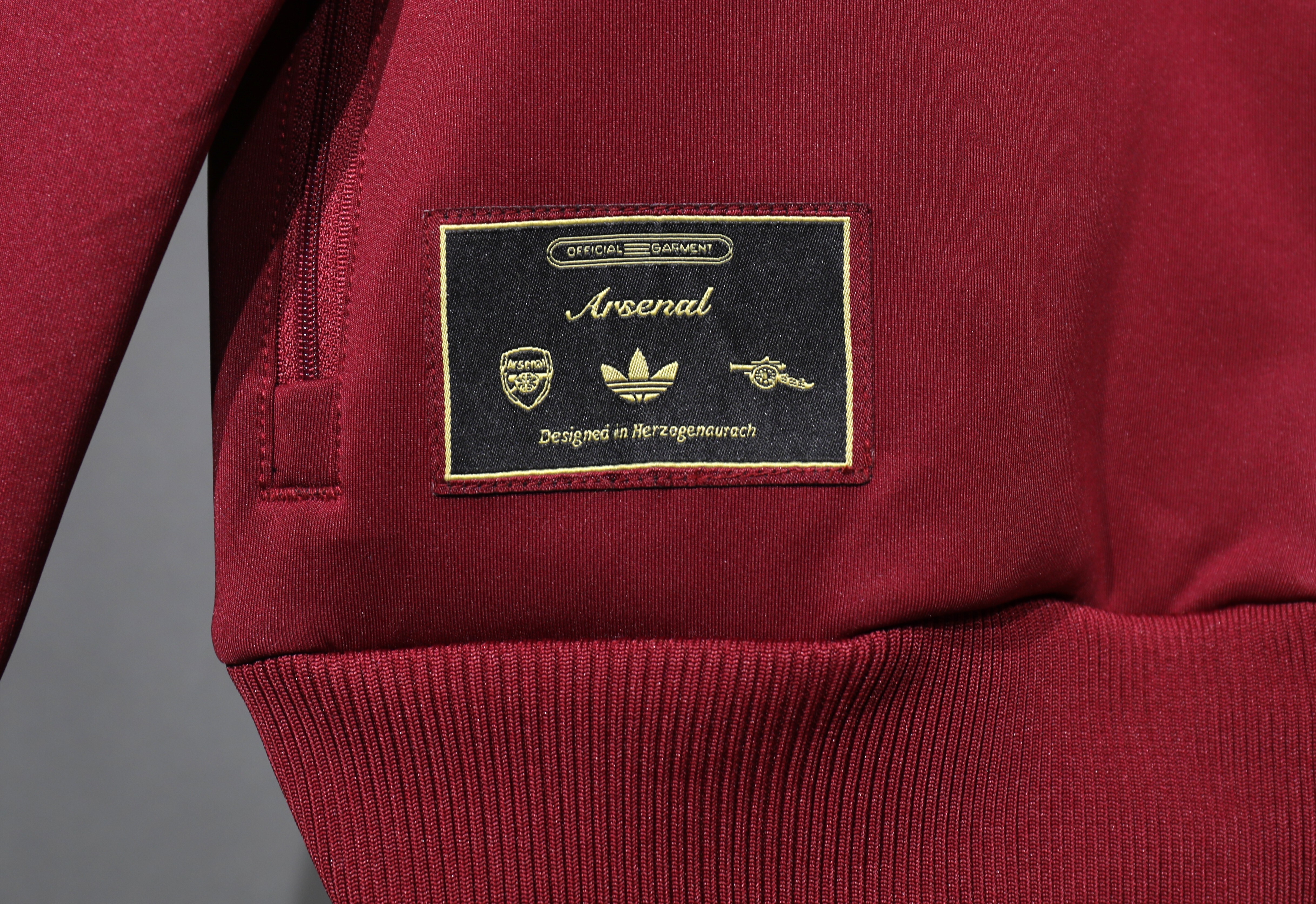 2526 Arsenal Full Zipper Training Suit Red