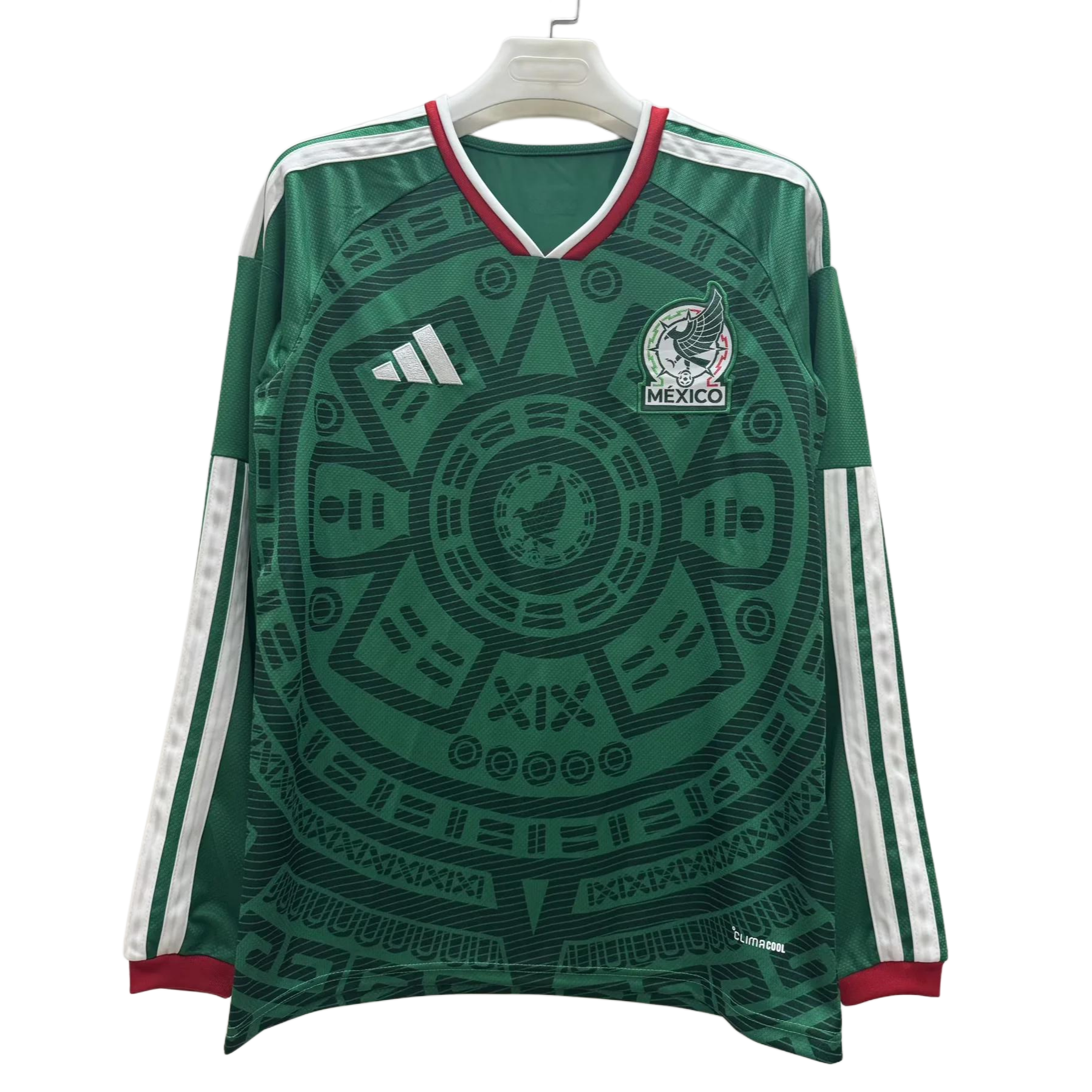 2026 World Cup Mexico Home Jersey Long Sleeves S-4XL Fan Version