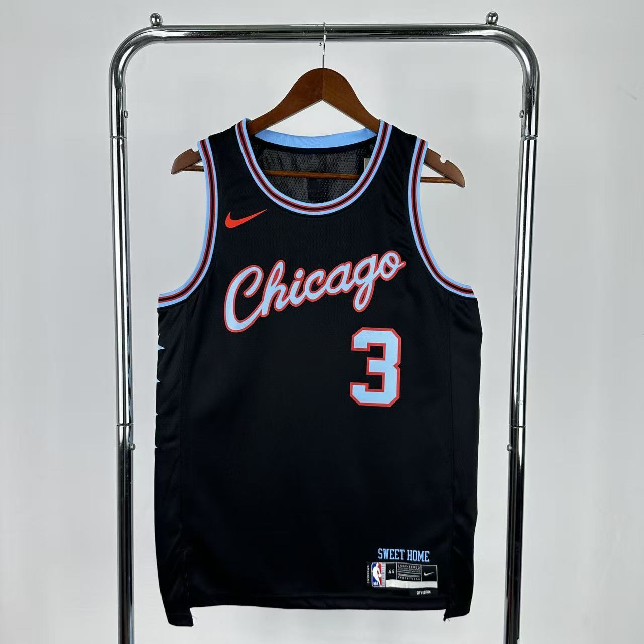 26 Season Chicago Bulls City Edition Jersey No.3