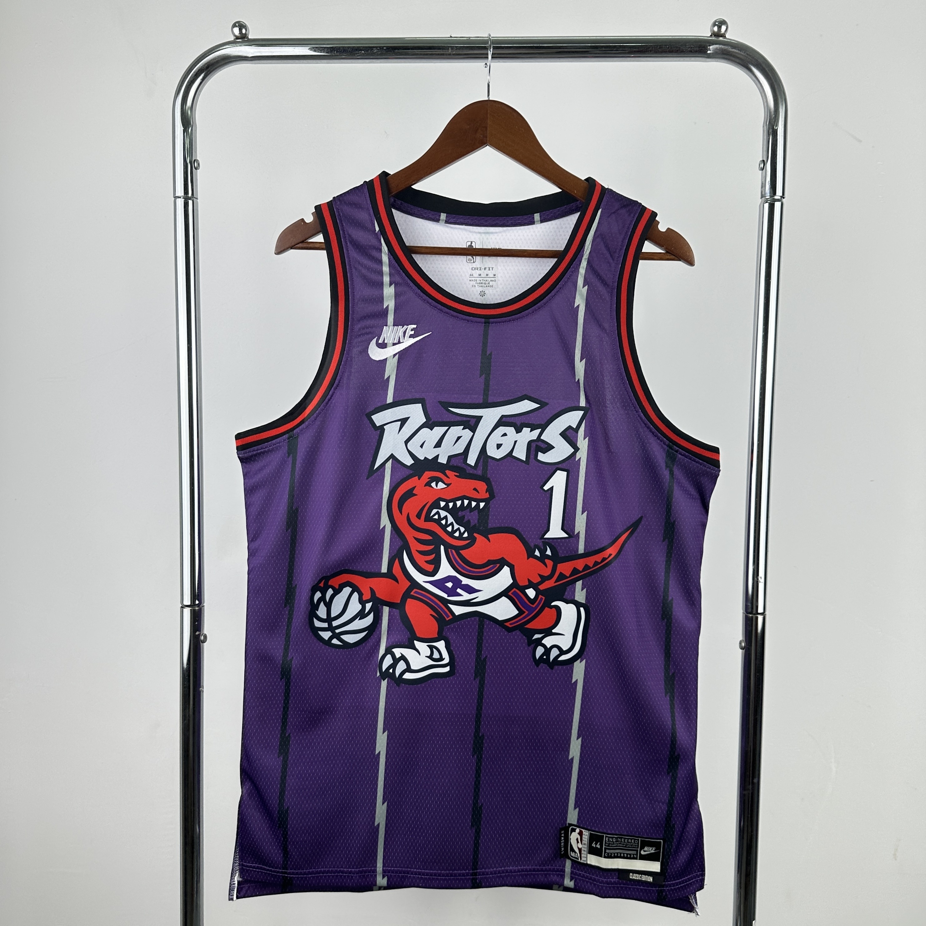26 Season Toronto Raptors Purple  No.1 McGrady