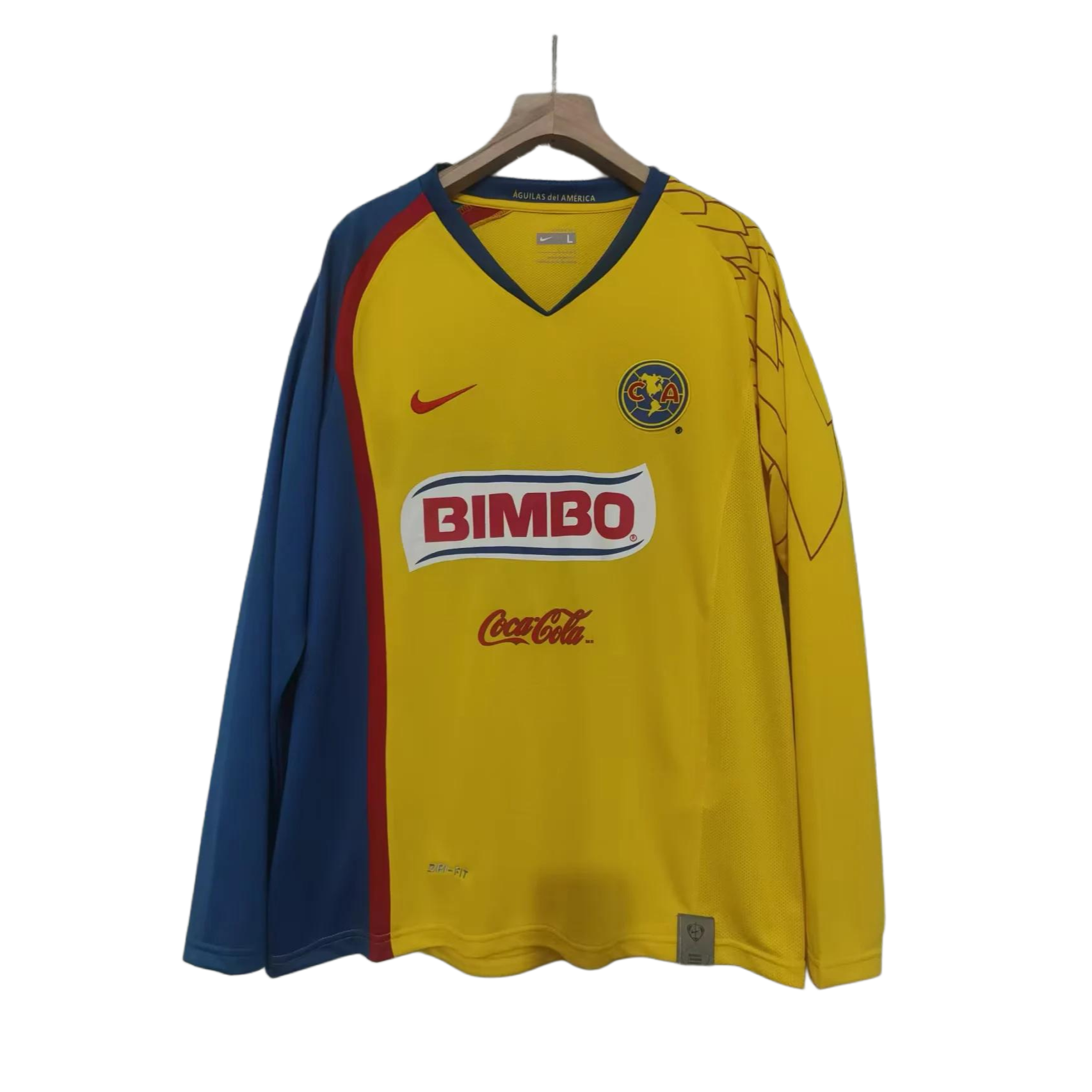 Retro Club América 2007/08 Home Kit Long Sleeves S-XXL