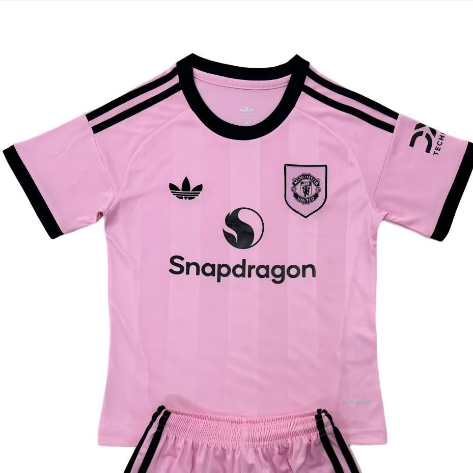 Man United 25/26 Pink GK Jersey S~4XL