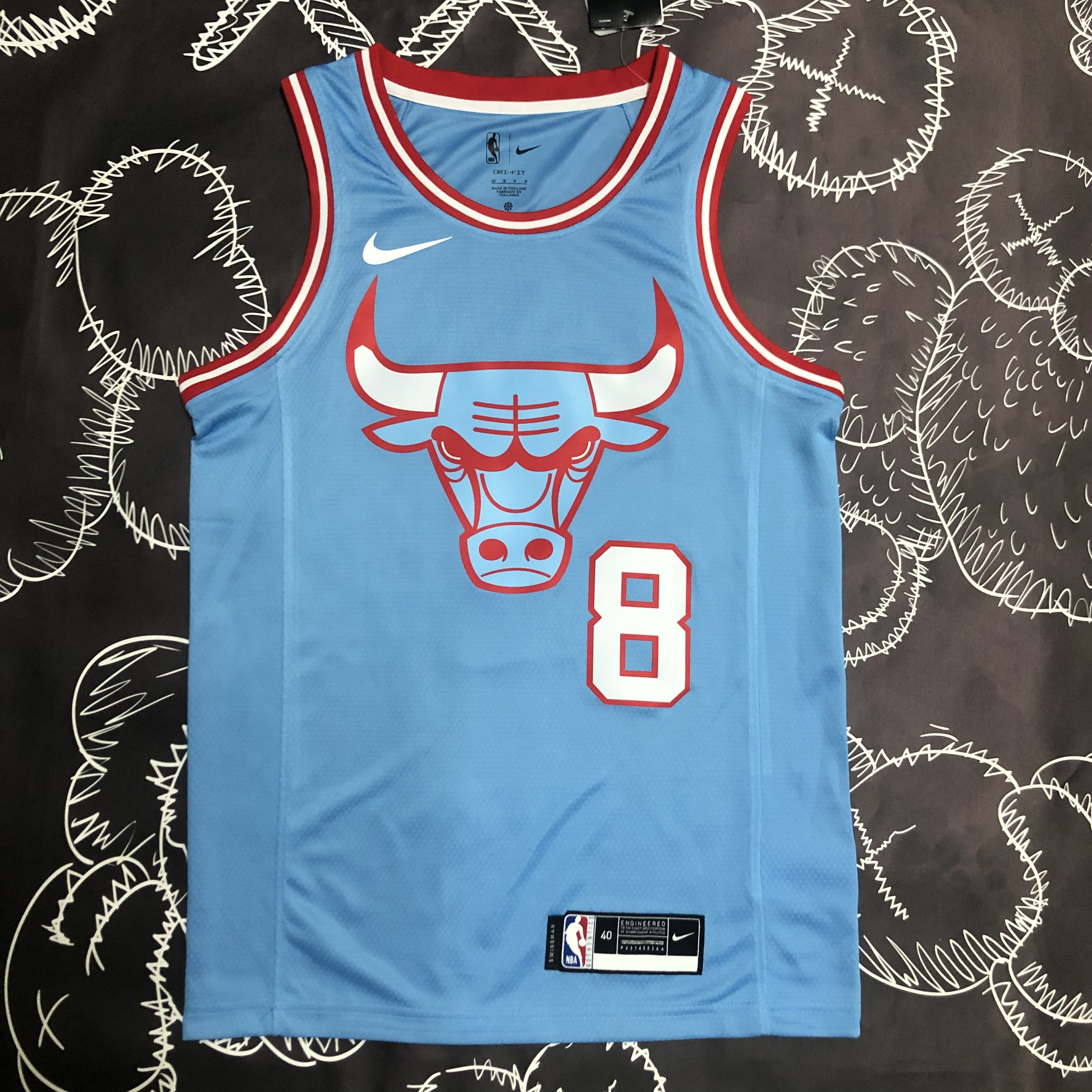 Chicago Bulls Blue Jersey No.8