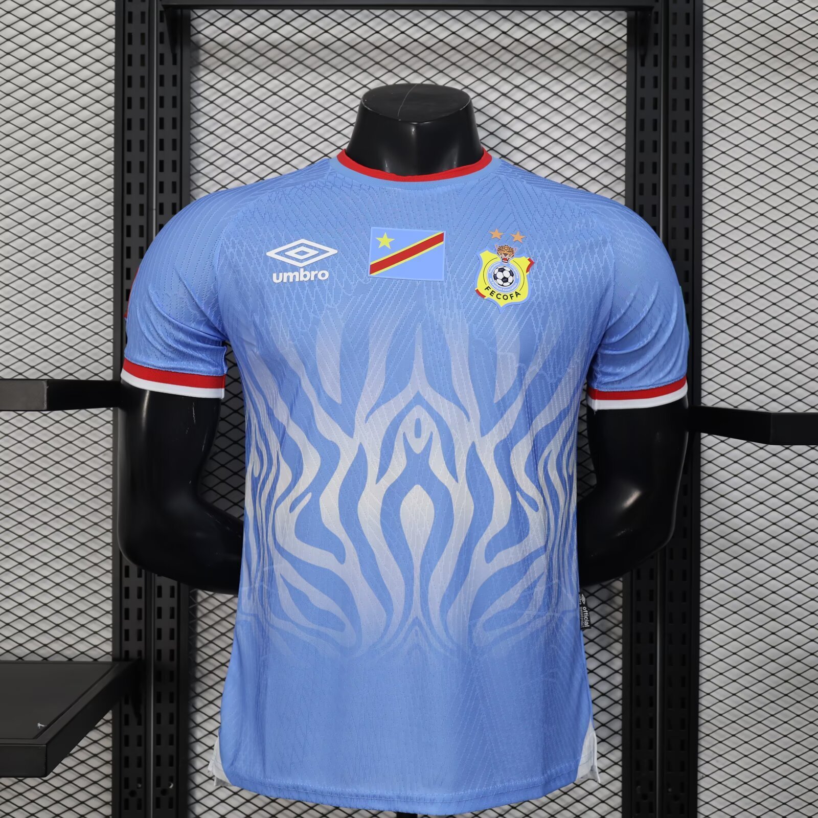 Player Version 2026 Congo Sky Blue Jersey with Patches S-XXL