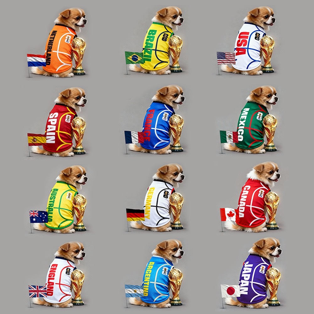 FIFA 2026 World Cup Pets Shirts