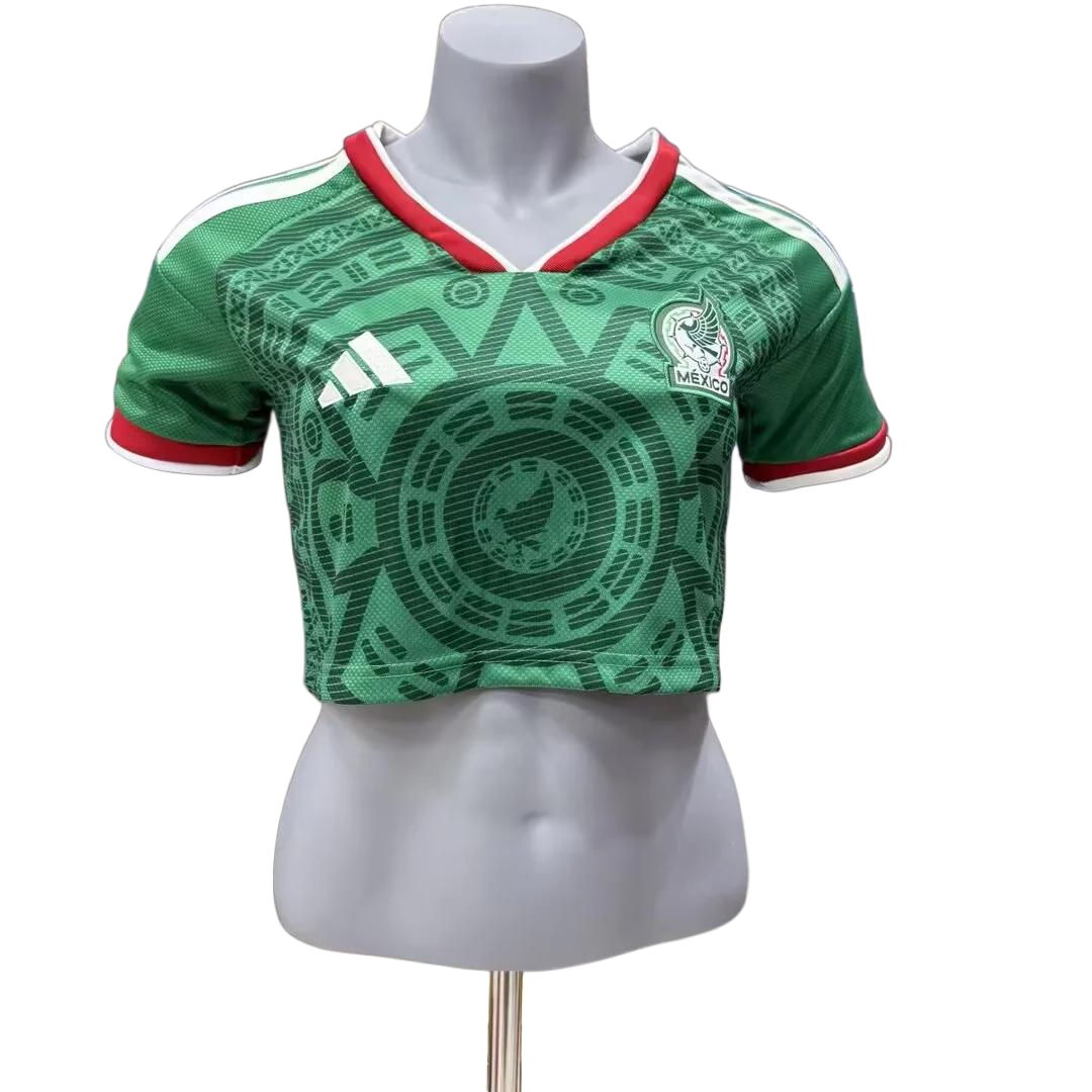 Short Style Female 2026 World Cup Mexico Home Jersey S-XXL