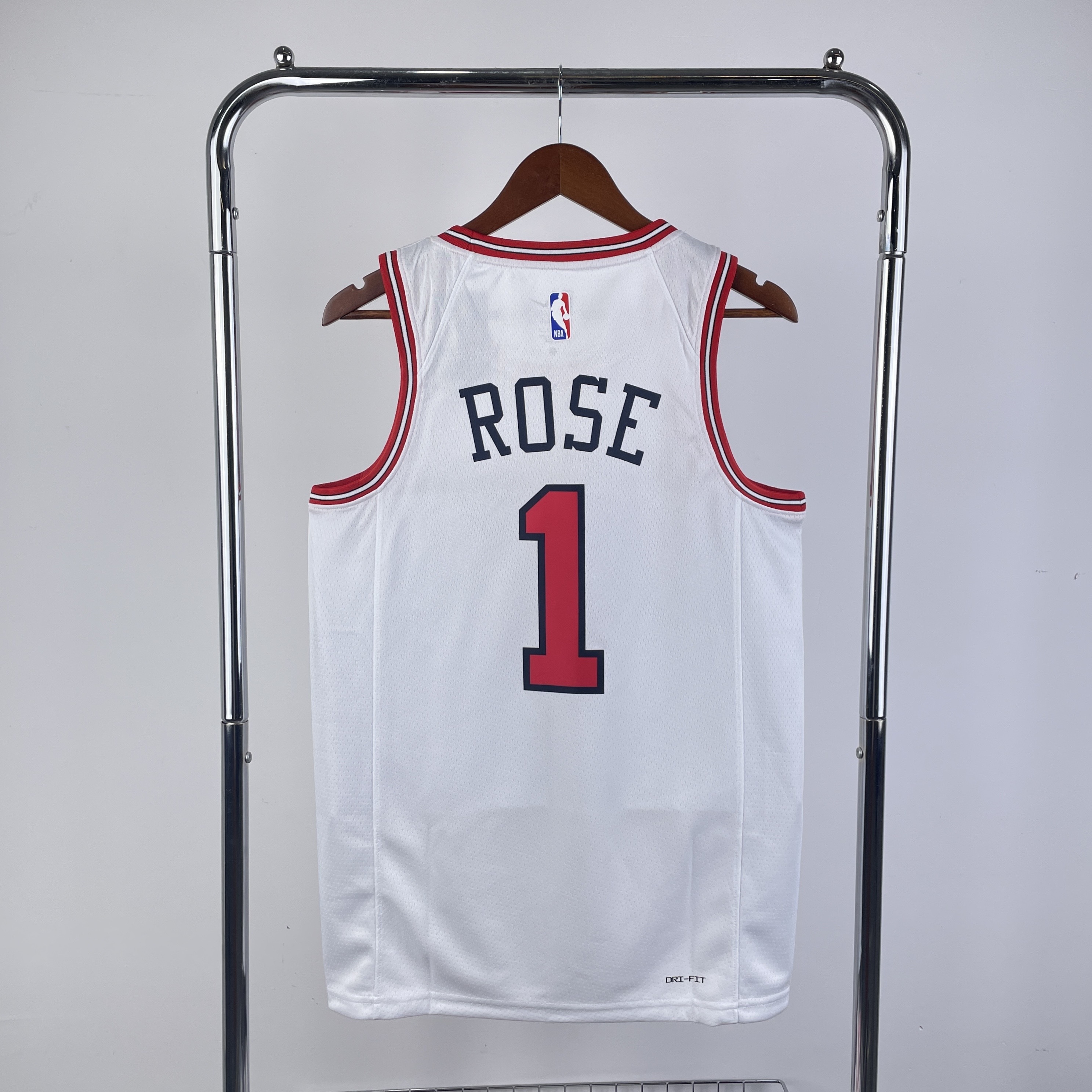 23 Season Chicago Bulls White Jersey No.1