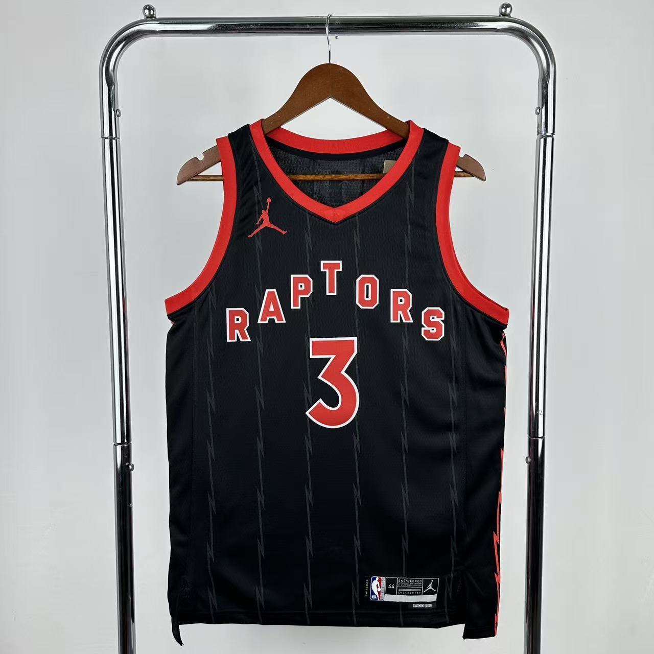 23 Season Toronto Raptors Black Jersey No.3