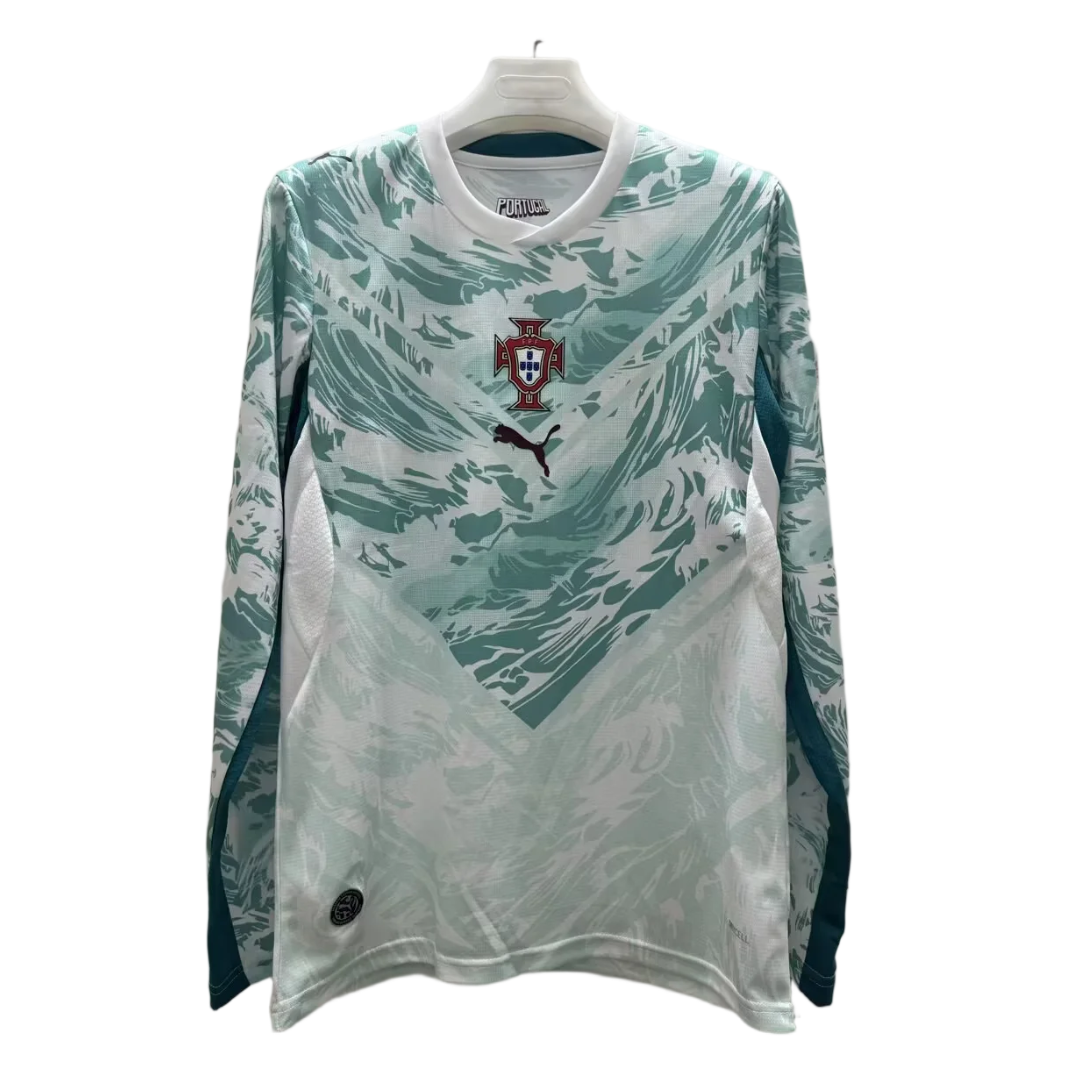 2026 World Cup Portugal Away Jersey Long Sleeves S-4XL Fan Version