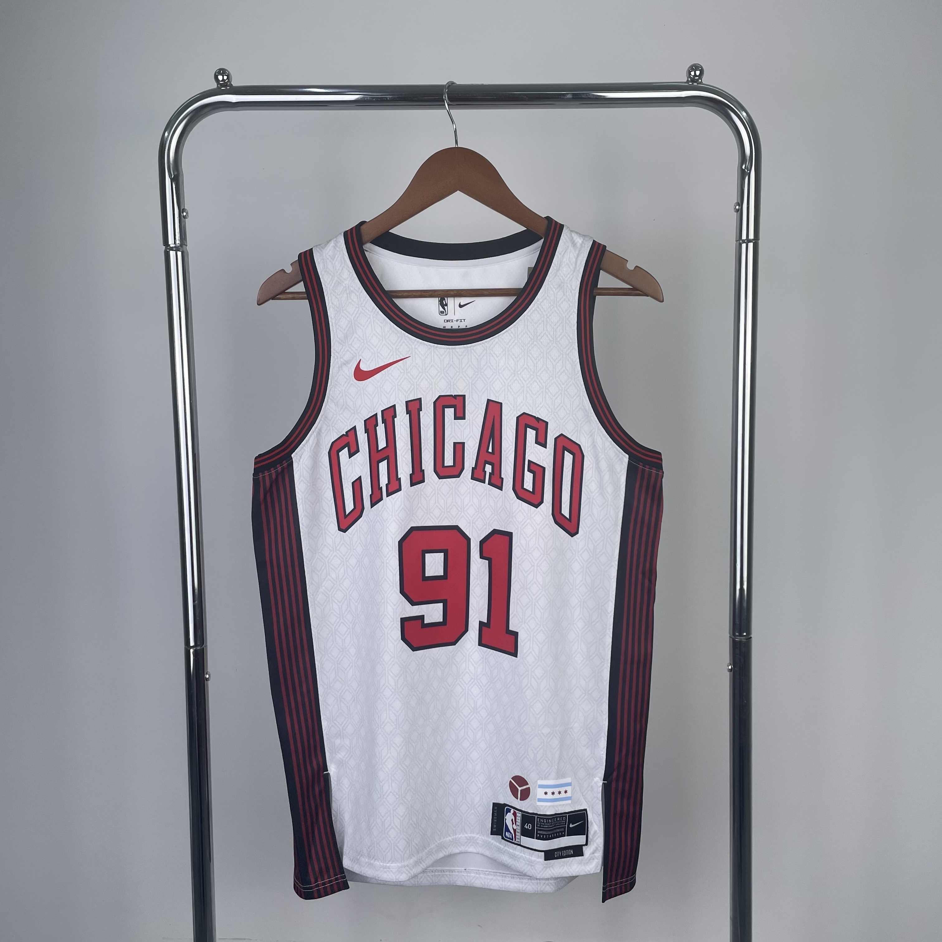 23 Season Chicago Bulls City Edition Jersey No.91