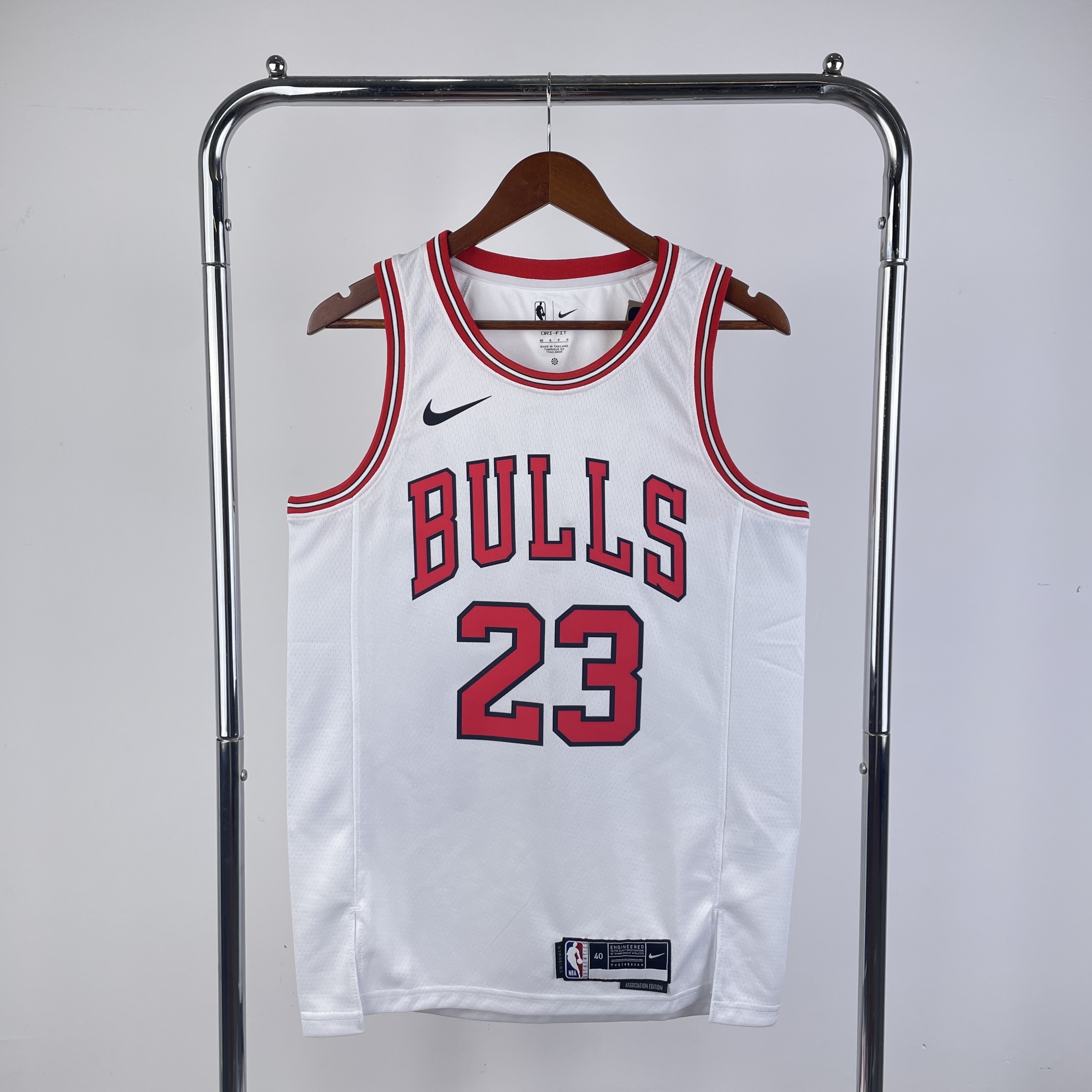 23 Season Chicago Bulls White Jersey No.23