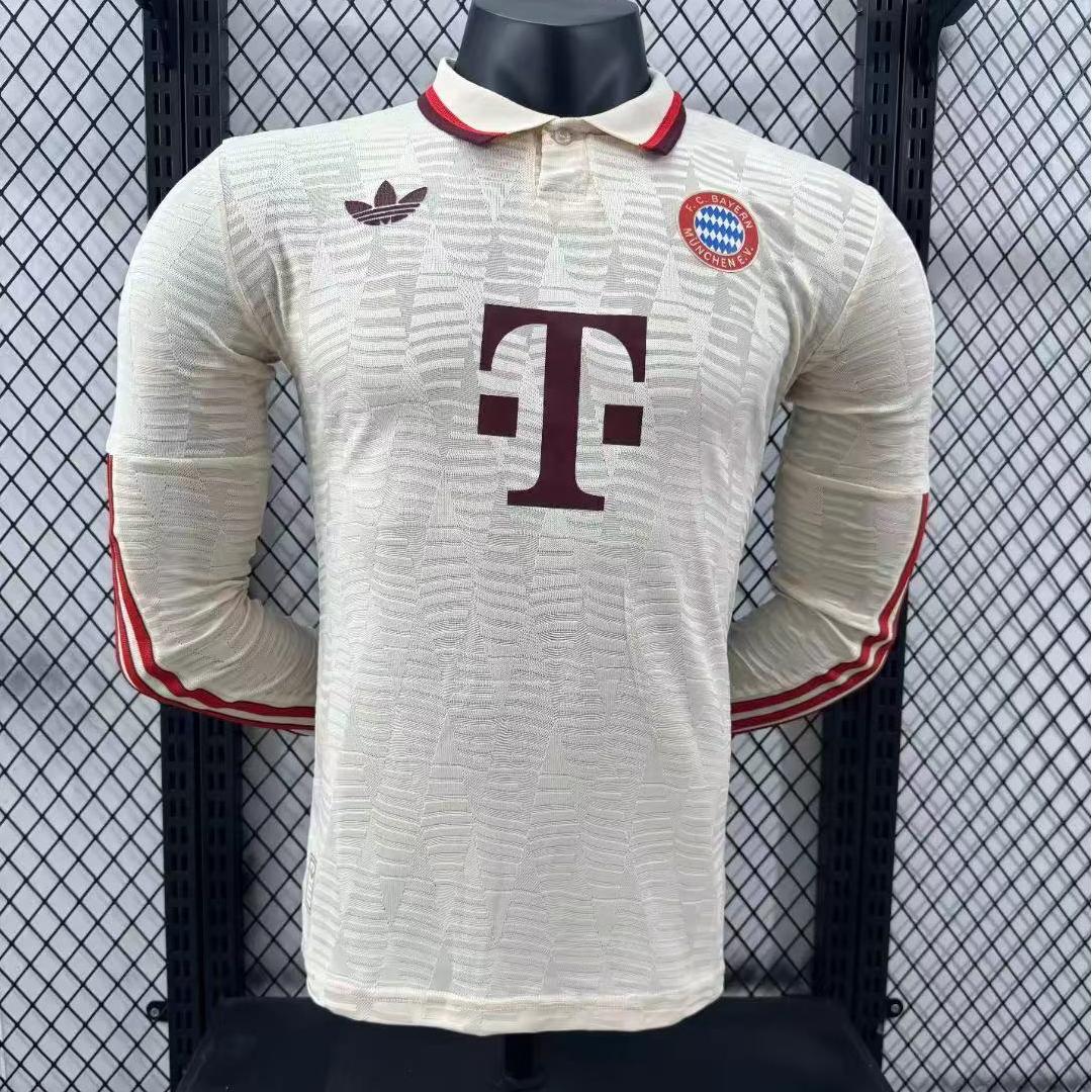 player version Bayern Munich 24/25 third kit long sleeves S-XXL