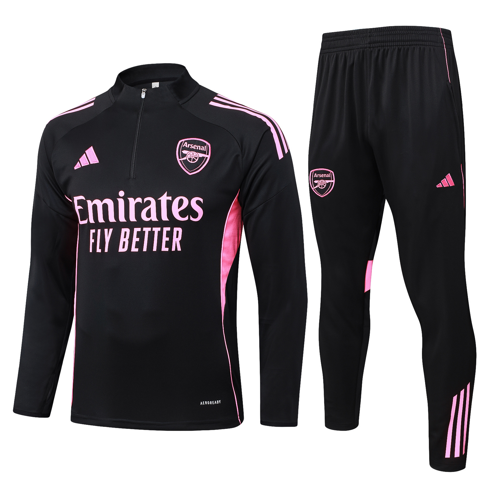 Adult / Kids 2526 Arsenal Half Zipper Training Suit