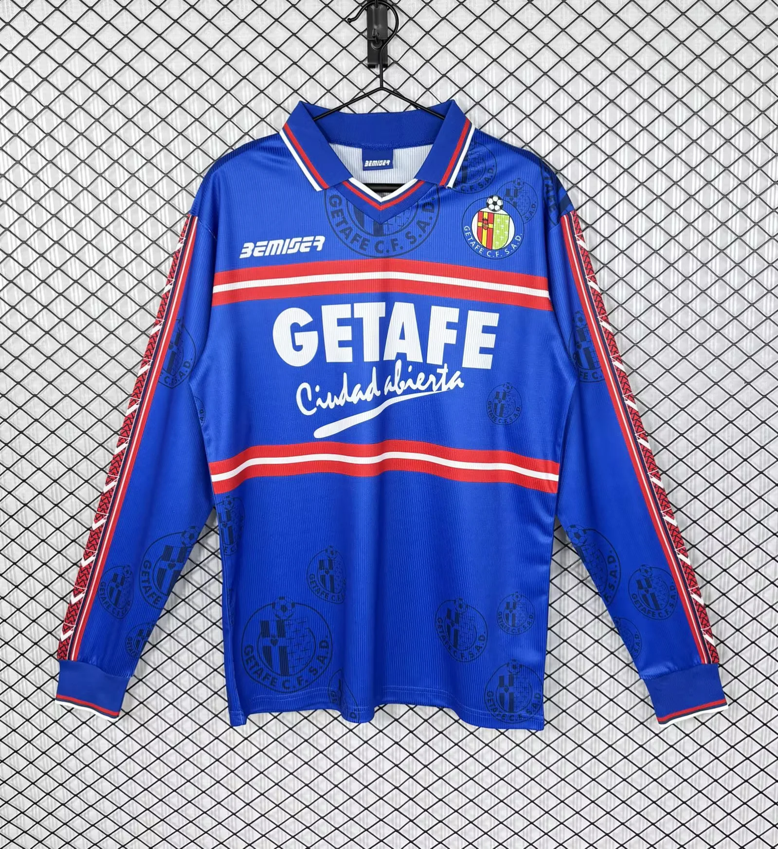 Retro Getafe 98/99 Home Jersey Long Sleeves S-XXL
