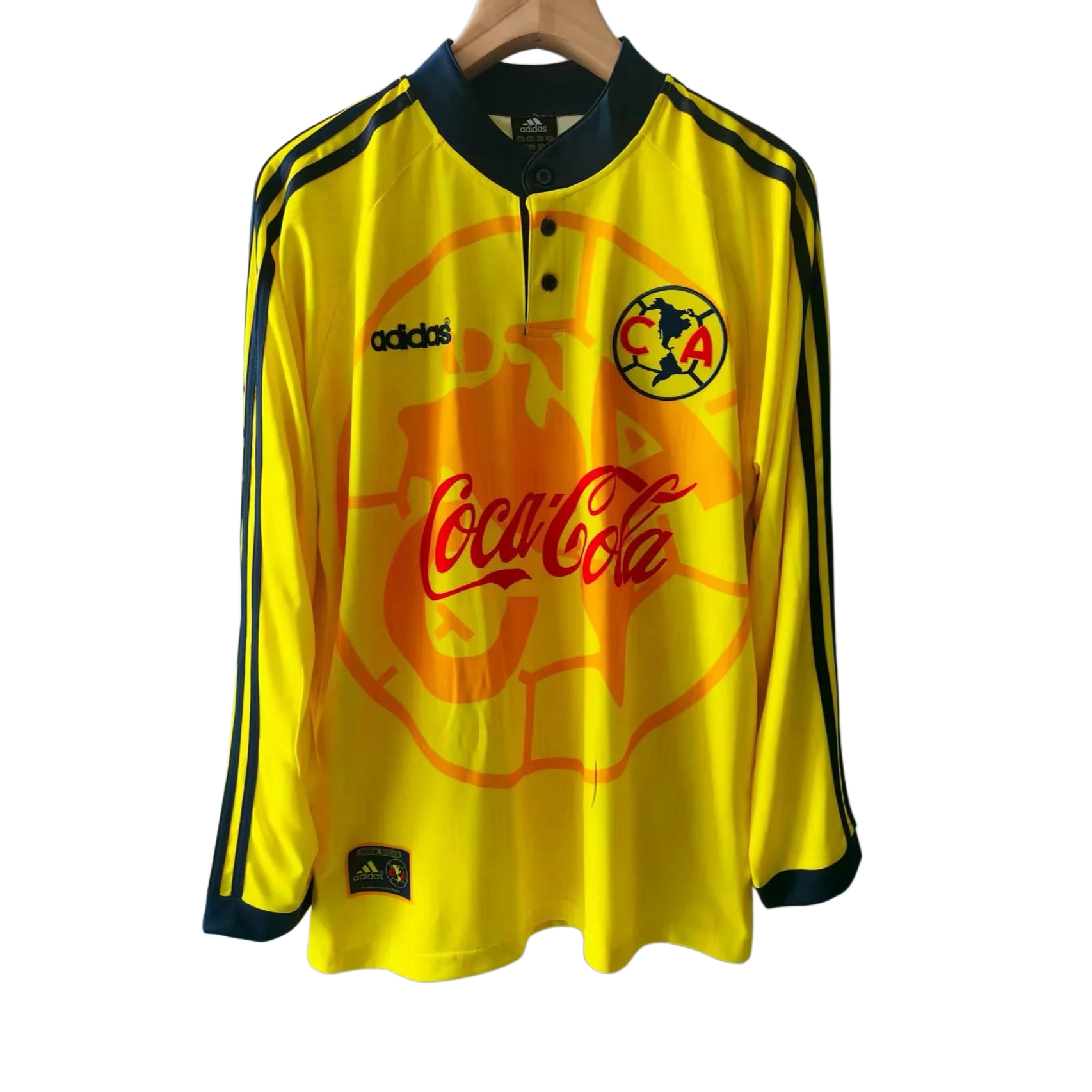 Retro Club América 1998 Home Kit Long Sleeves S-XXL