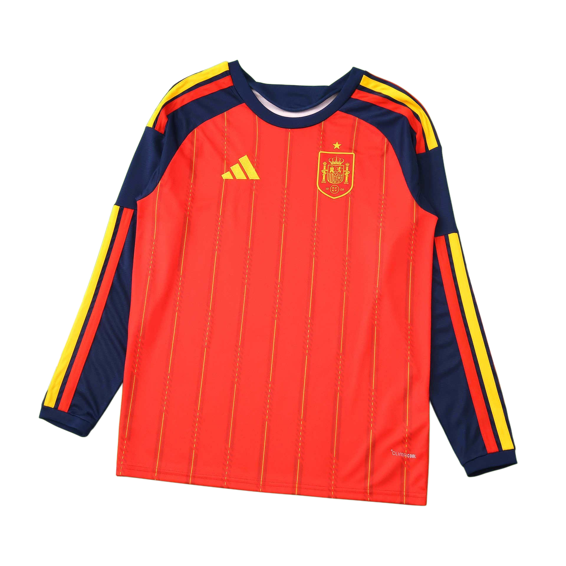 2026 World Cup Spain Home Jersey Long Sleeves S-4XL Fan Version