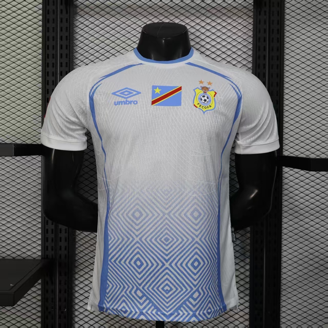 Player Version 2026 Congo White Jersey with Patches S-XXL