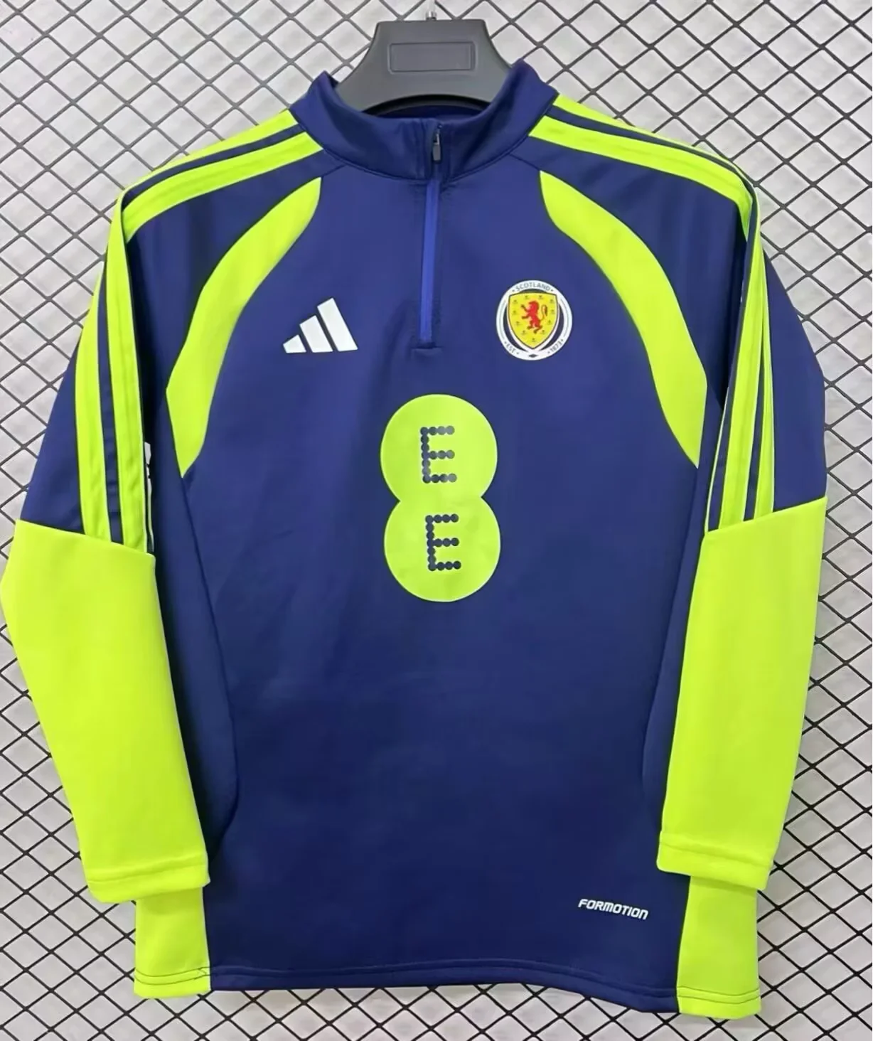 2026 Scotland Half Zipper Training Shirt S-XXL