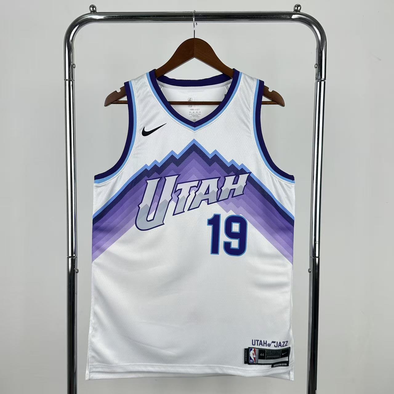 26 Season UTAH JAZZ White No.19
