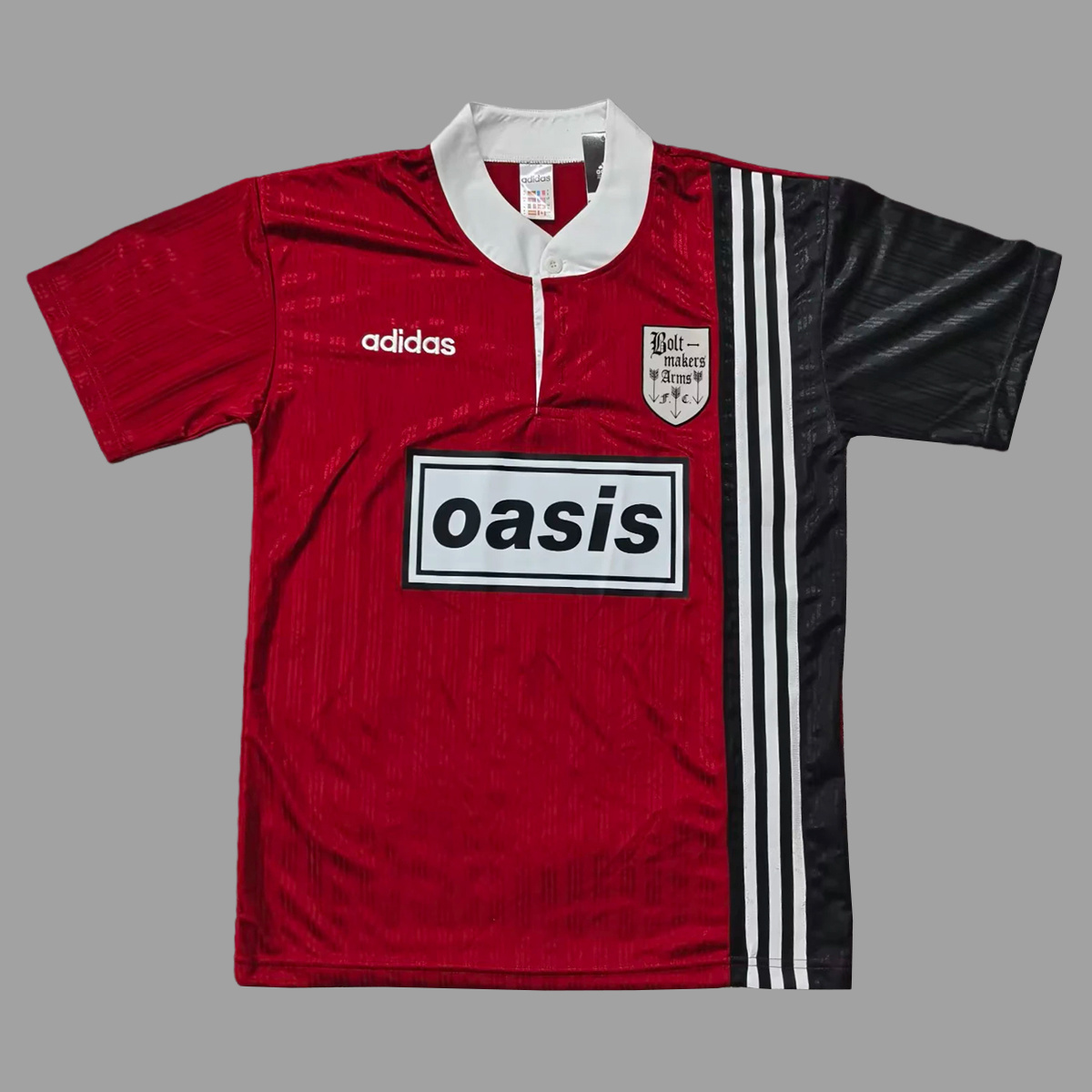 95/96 Oasis Boltmakers Arms Red Retro Jersey