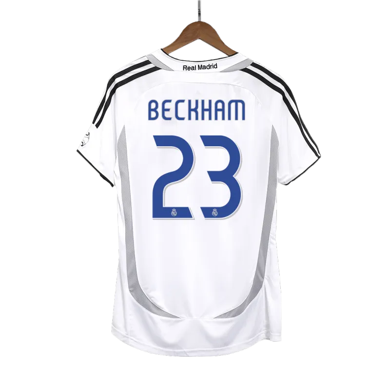 Vintage Soccer Jersey BECKHAM #23 Real Madrid Home 2006/07