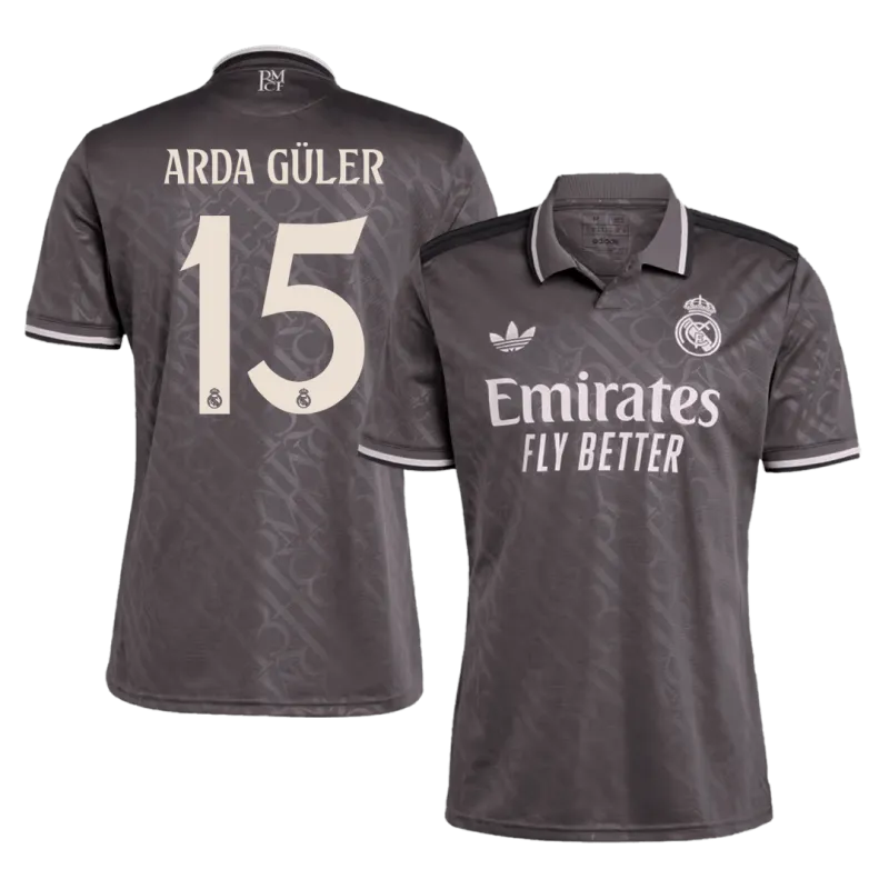 ARDA GÜLER #15 Real Madrid Third Away Soccer Jersey 2024/25