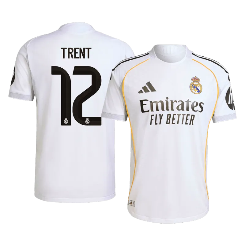 TRENT #12 Real Madrid Home Authentic Soccer Jersey 2025/26