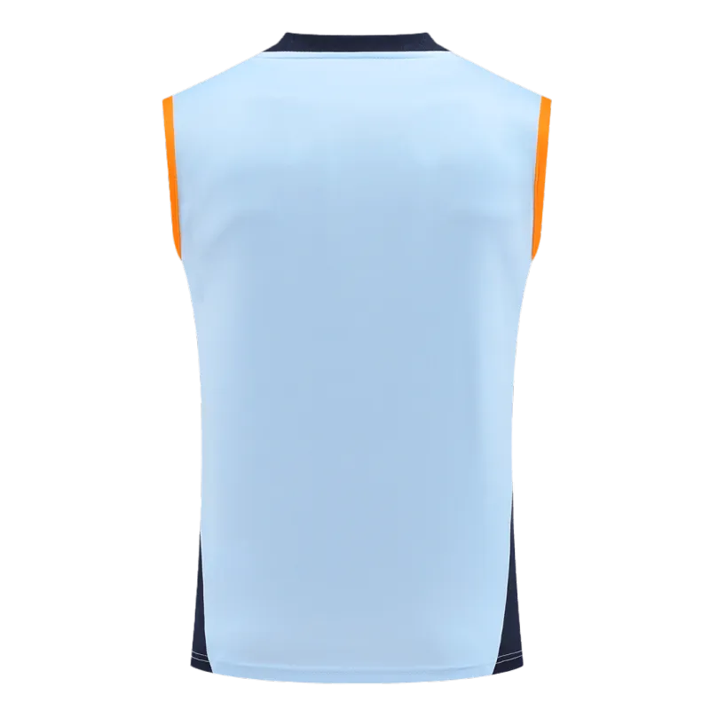 Real Madrid Pre-Match Sleeveless Top 2024/25 Blue