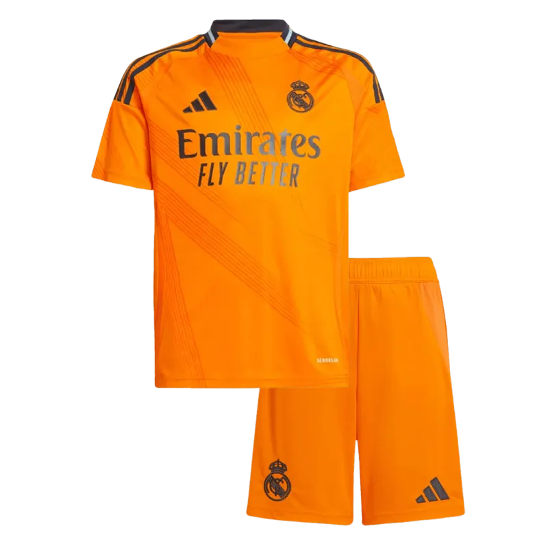 Real Madrid Away Kids Soccer Jerseys Kit 2024/25