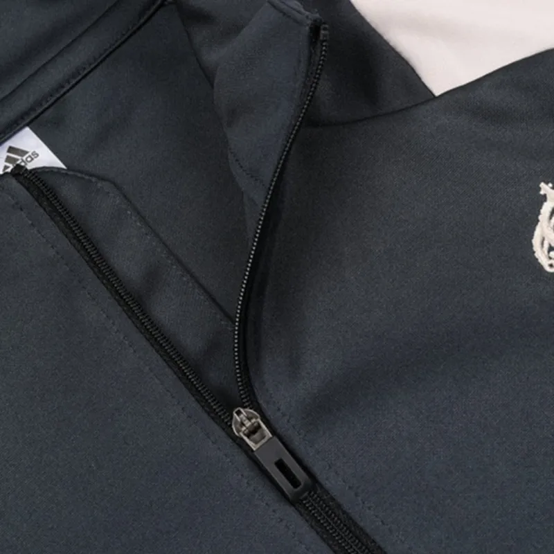 Real Madrid 1/4 Zip Tracksuit 2024/25 Gray