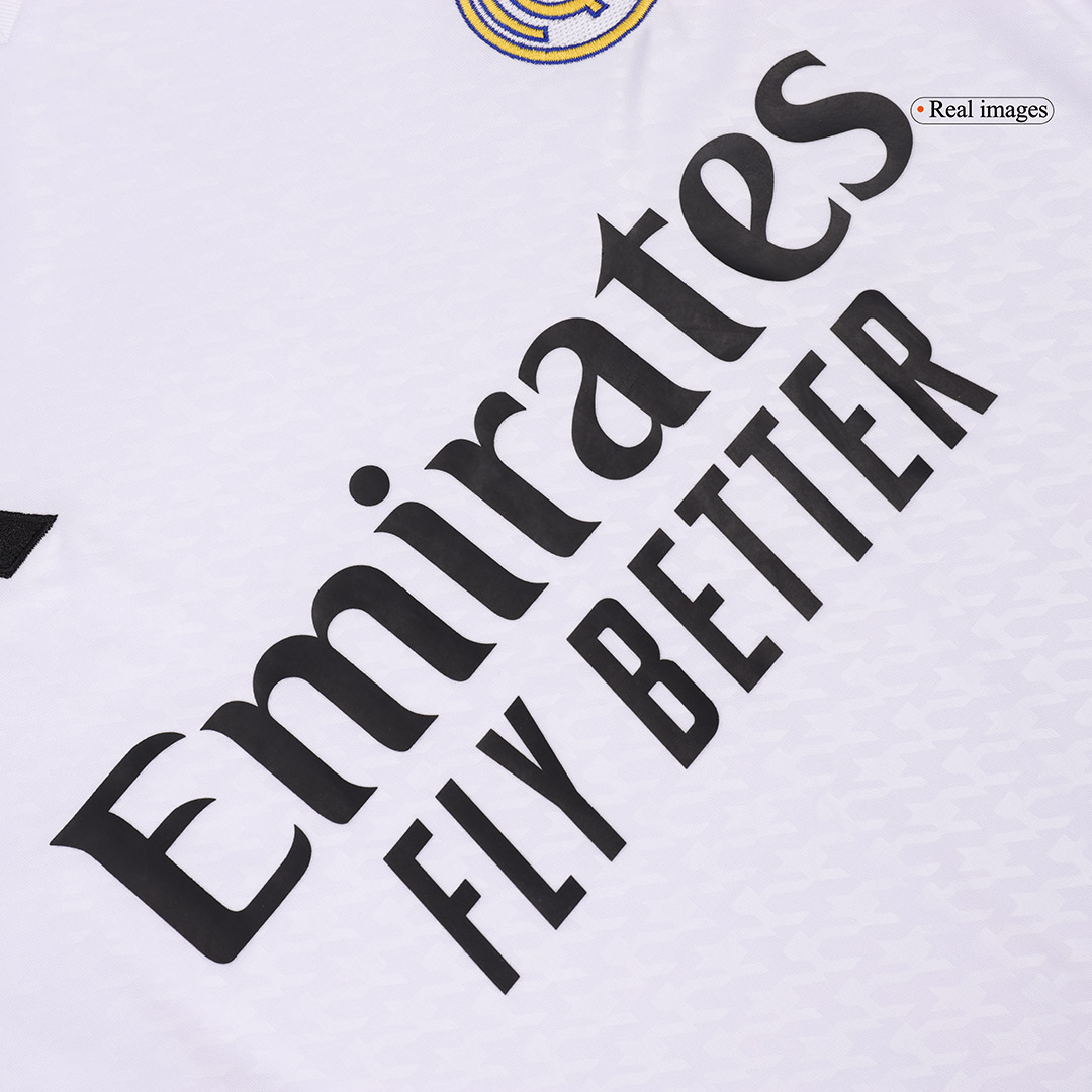 Real Madrid Home Long Sleeve Soccer Jersey 2024/25