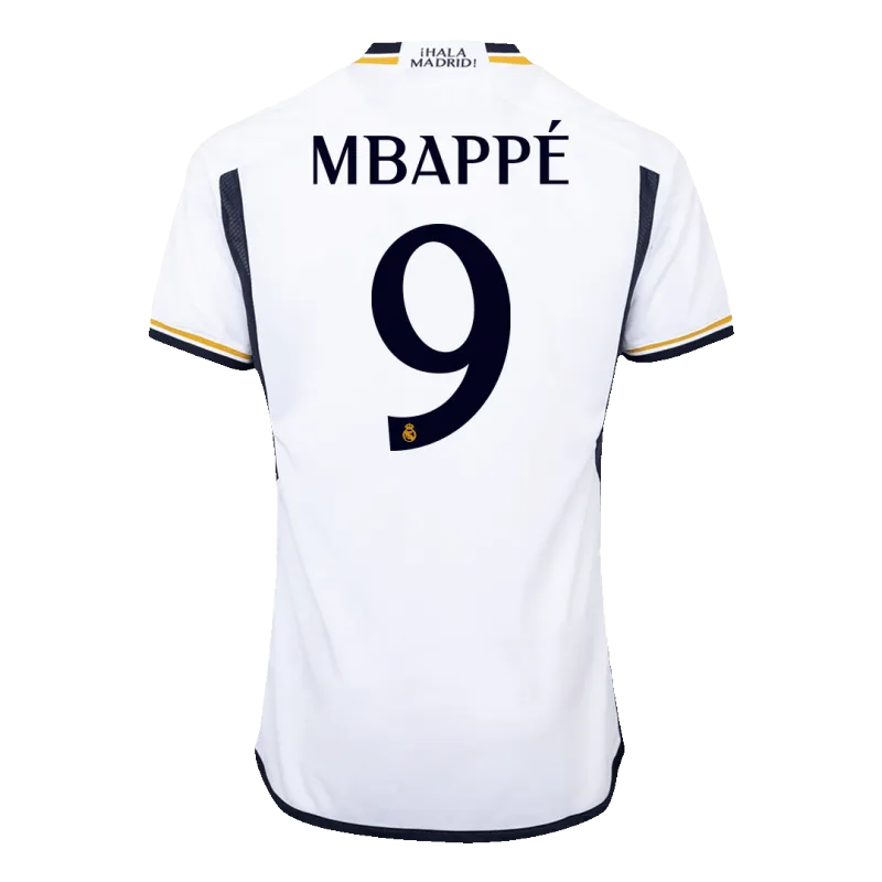 MBAPPÉ #9 Real Madrid Home Authentic Soccer Jersey 2023/24
