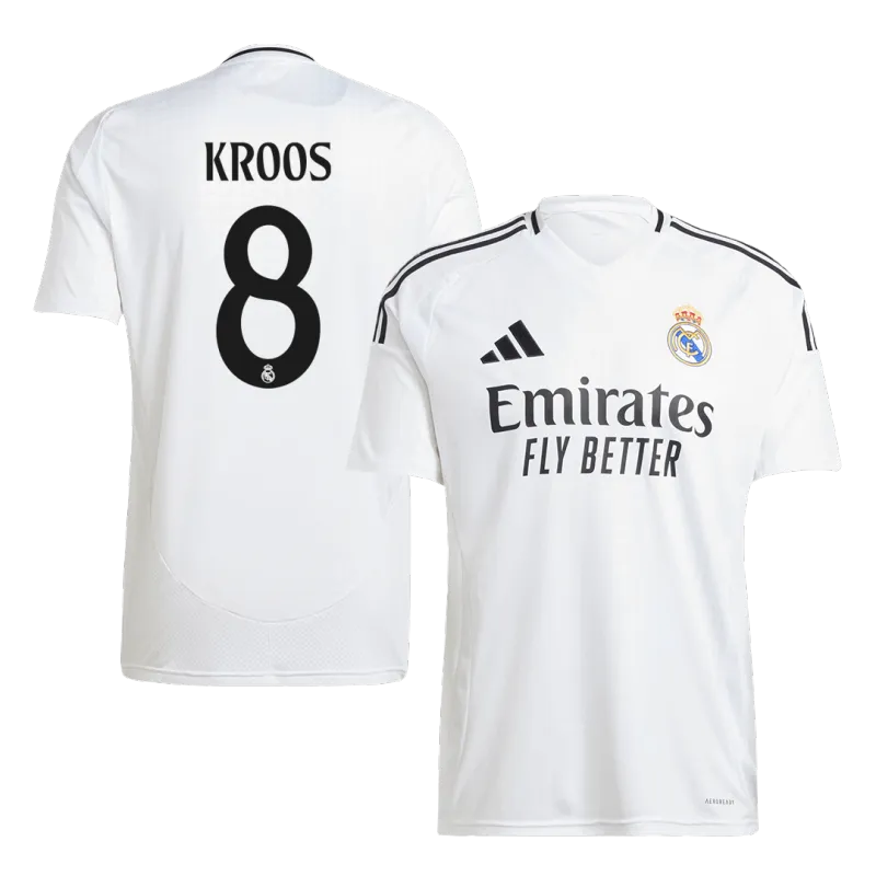 KROOS #8 Real Madrid Home Soccer Jersey 2024/25