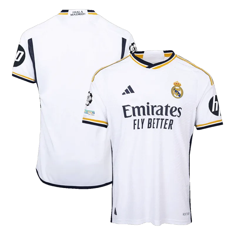 Real Madrid Home Authentic Soccer Jersey 2023/24   UCL