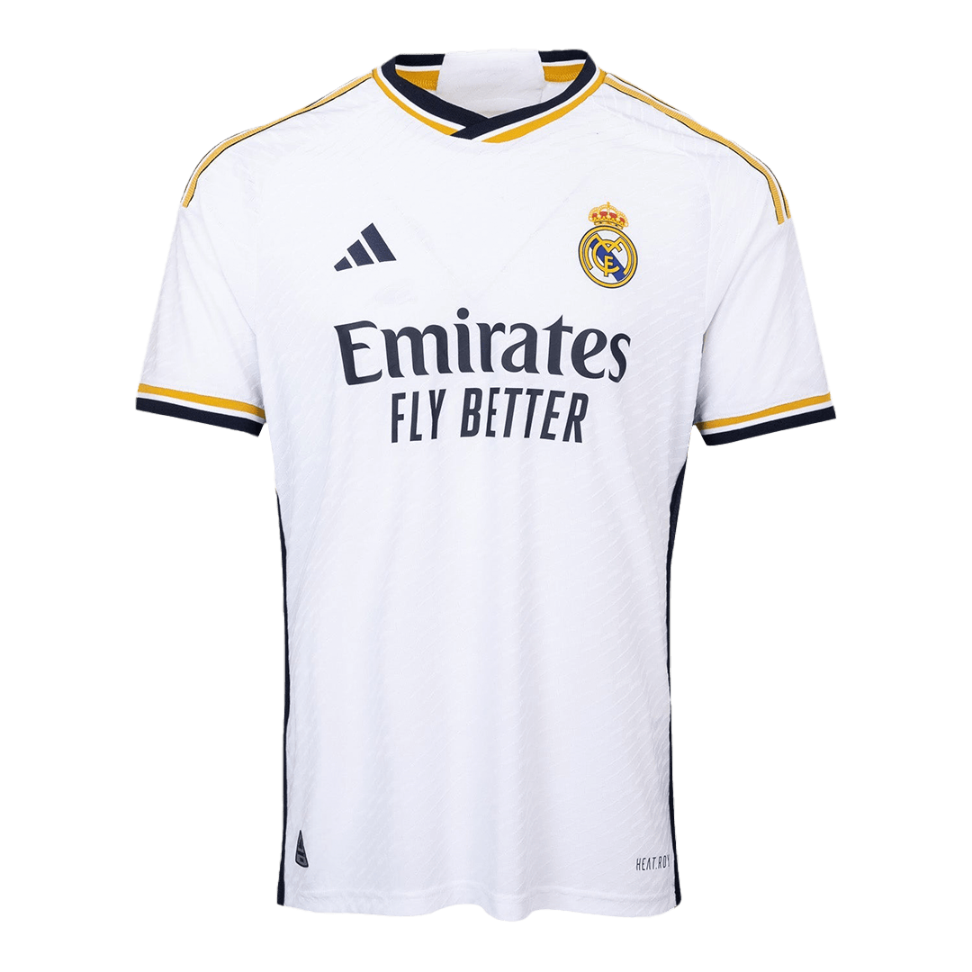 Real Madrid Home Authentic Soccer Jersey 2023/24   UCL