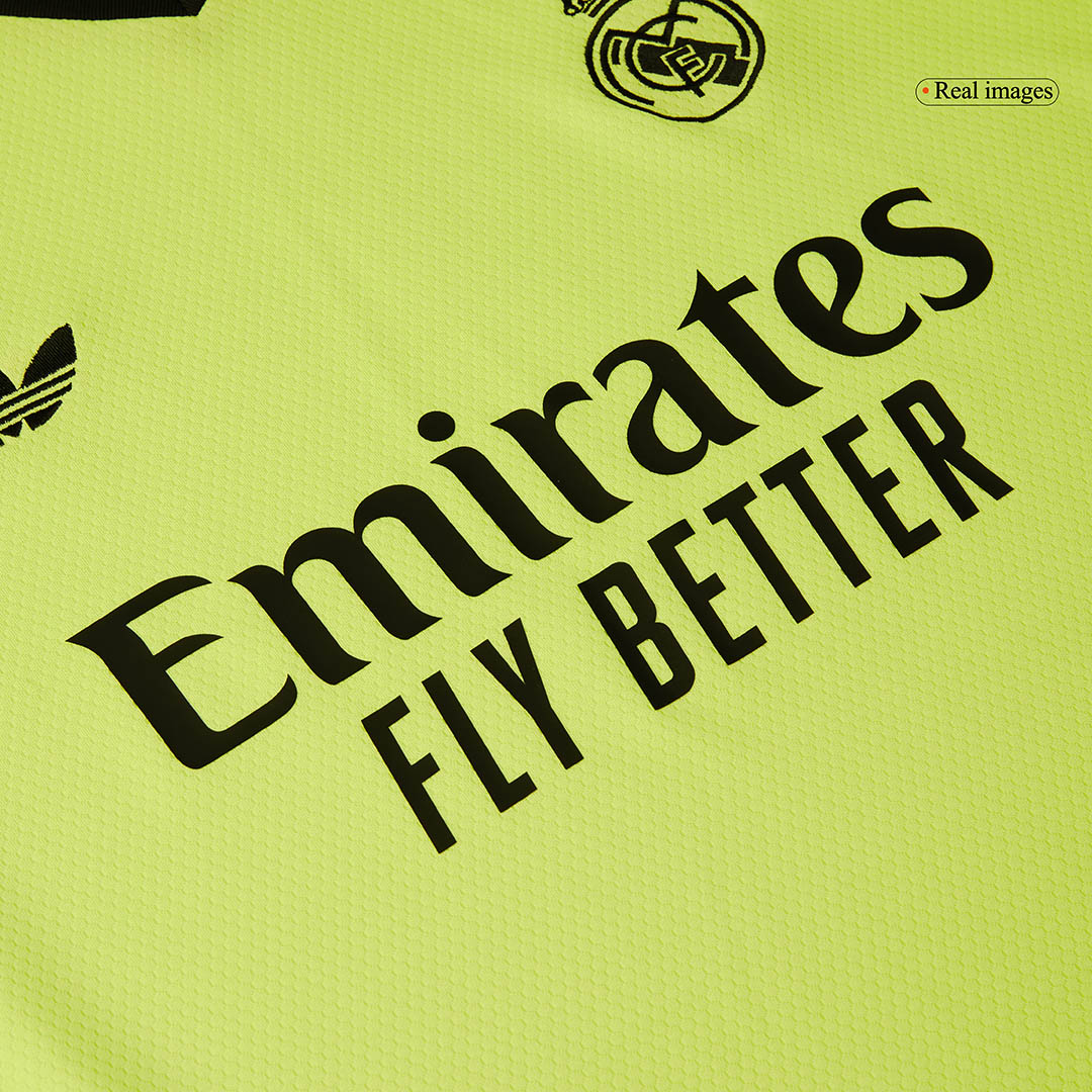 Real Madrid Third Away Goalkeeper Soccer Jersey 2024/25 Yellow