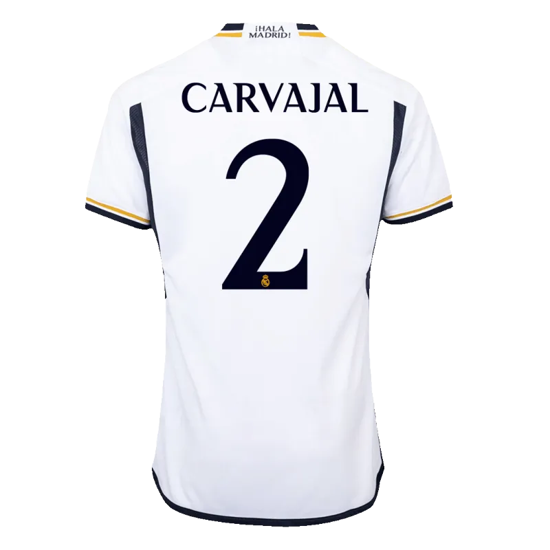 CARVAJAL #2 Real Madrid Home Authentic Soccer Jersey 2023/24