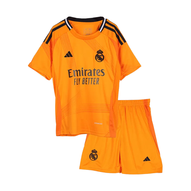 Real Madrid Away Kids Soccer Jerseys Kit 2024/25