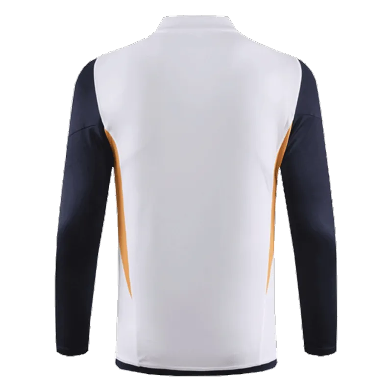Real Madrid 1/4 Zip Tracksuit 2023/24 White