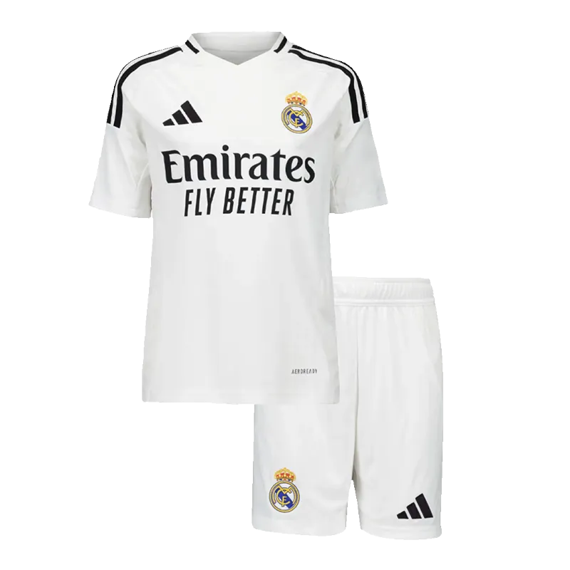 BELLINGHAM #5 Real Madrid Home Kids Soccer Jerseys Kit 2024/25